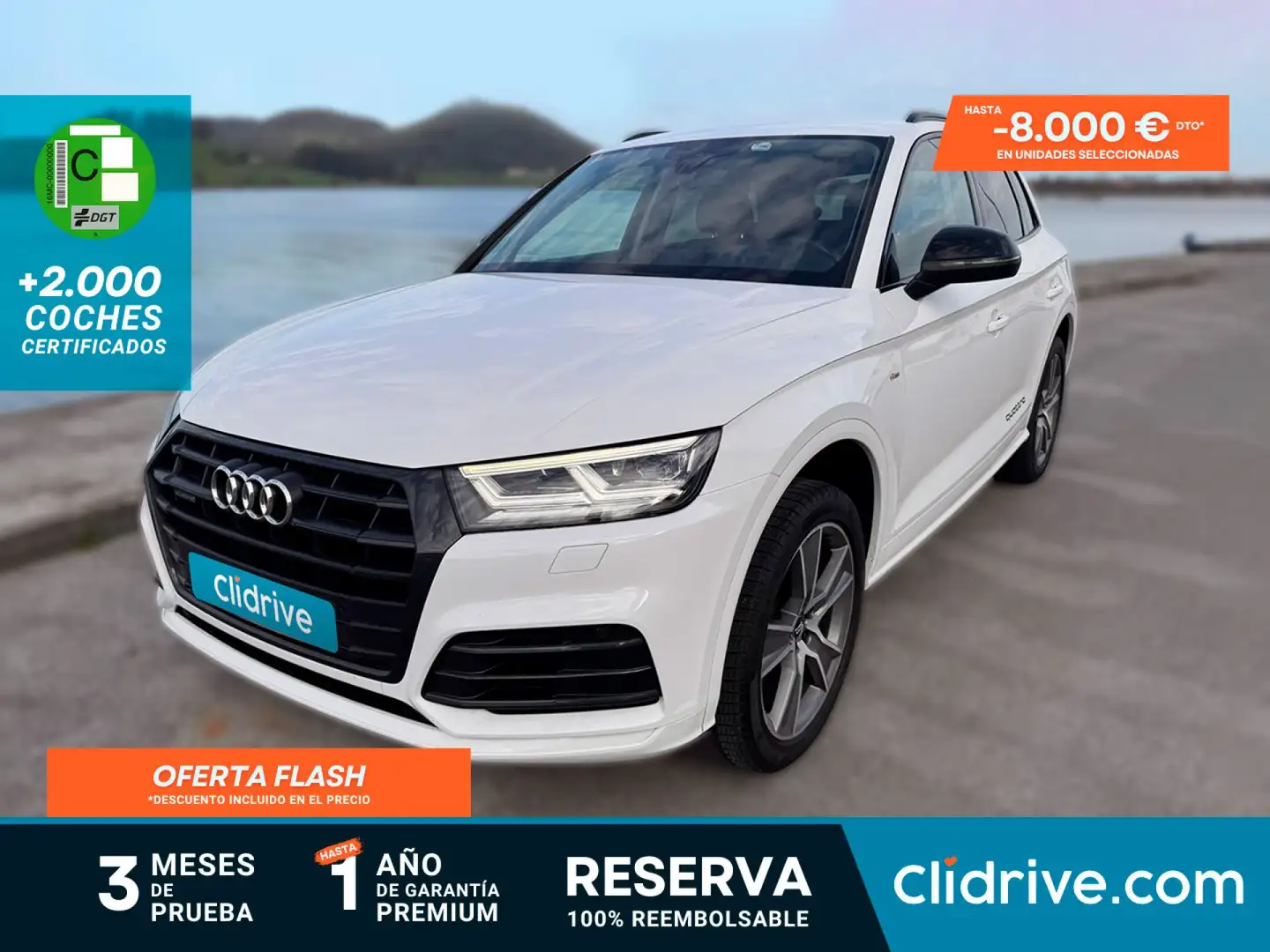 Audi Q5 2.0TDI Black line quattro-ultra S tronic 140kW Blanco - 1