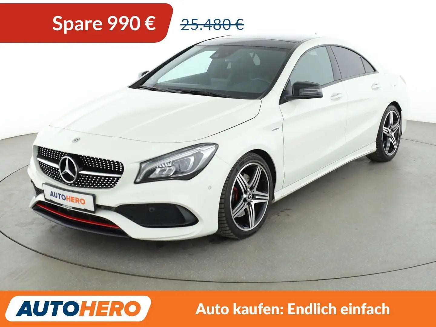Mercedes-Benz CLA 250 CLA 250 4Matic AMG Line Aut.*NAVI*TEMPO*LED*CAM* Weiß - 1