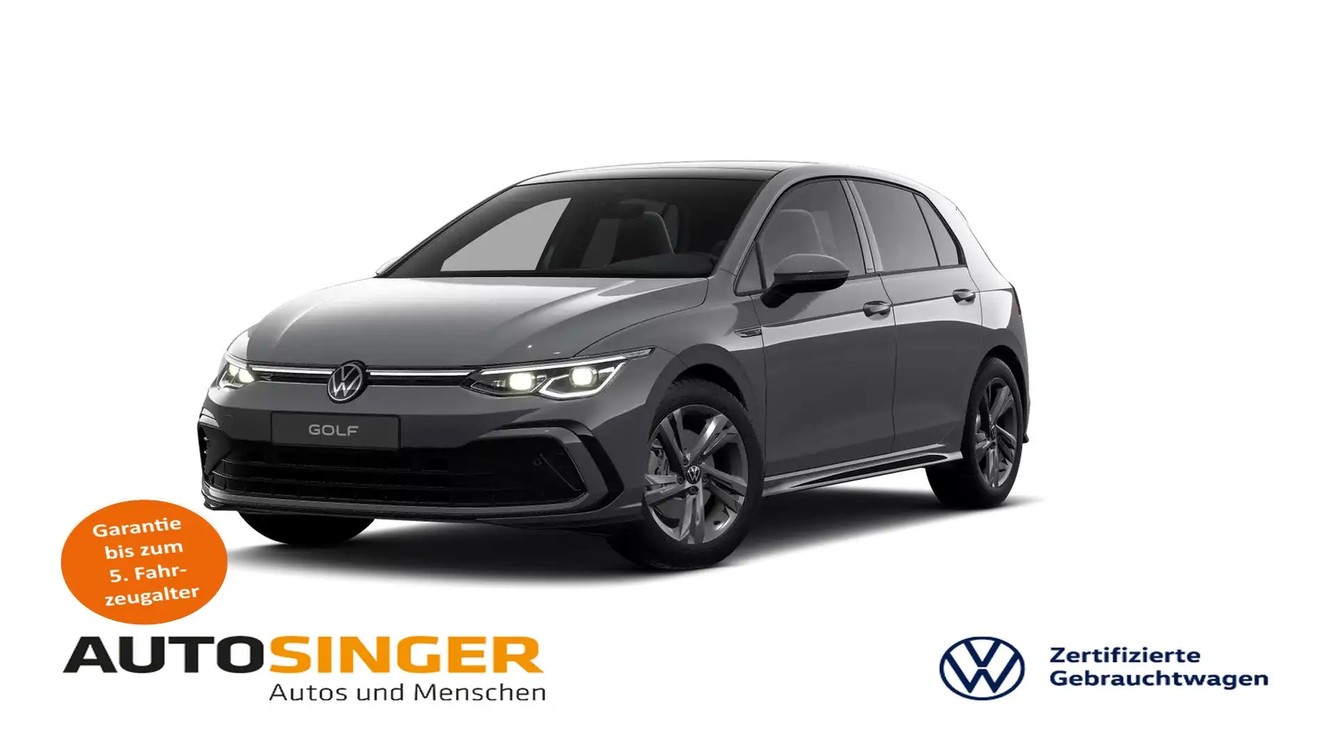 Volkswagen Golf R -Line 2.0 TSI DSG *PANO*IQ-L*ACC*NAV*R-CAM Grau - 1