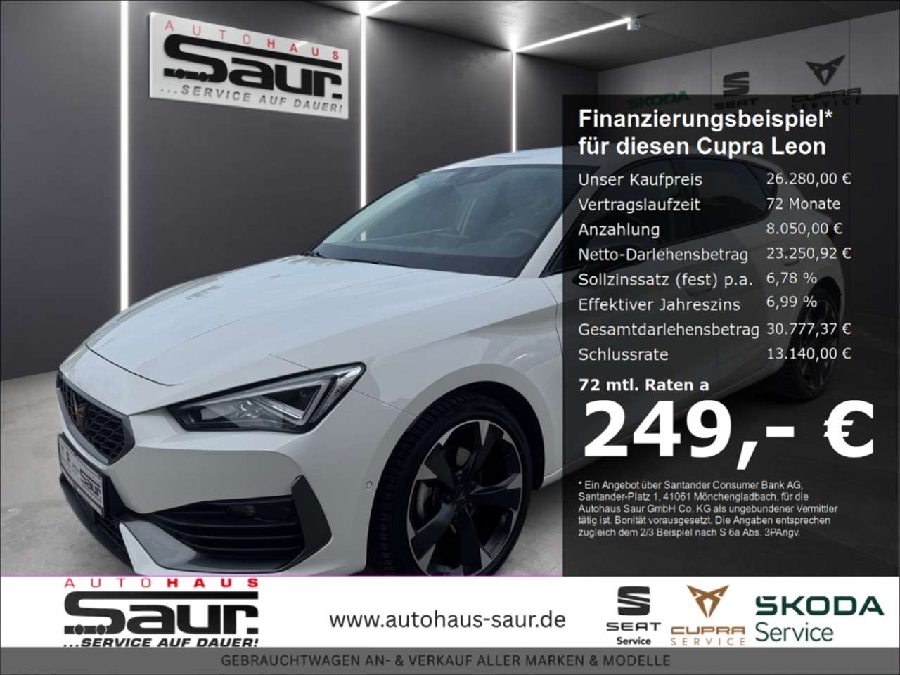 Cupra Leon 2024 — 1.5 TSI RÜCKFAHRKAMERA NAVI KESSY FULL LINK SHZ KL