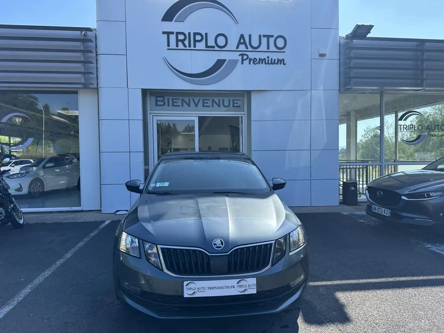 Skoda Octavia 1.6 TDI SCR - 116 Bva Clever Gps + Camera AR + CLI Gris - 2