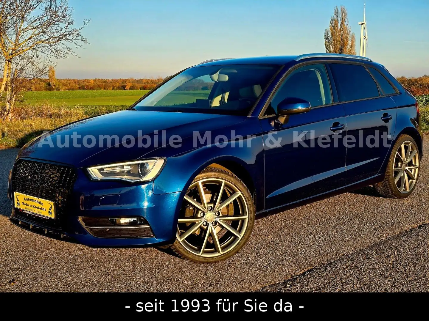 Audi A3 Sportback*BiXENON*19"LMF*AMBI*BLUETOOTH*PDC* Modrá - 1
