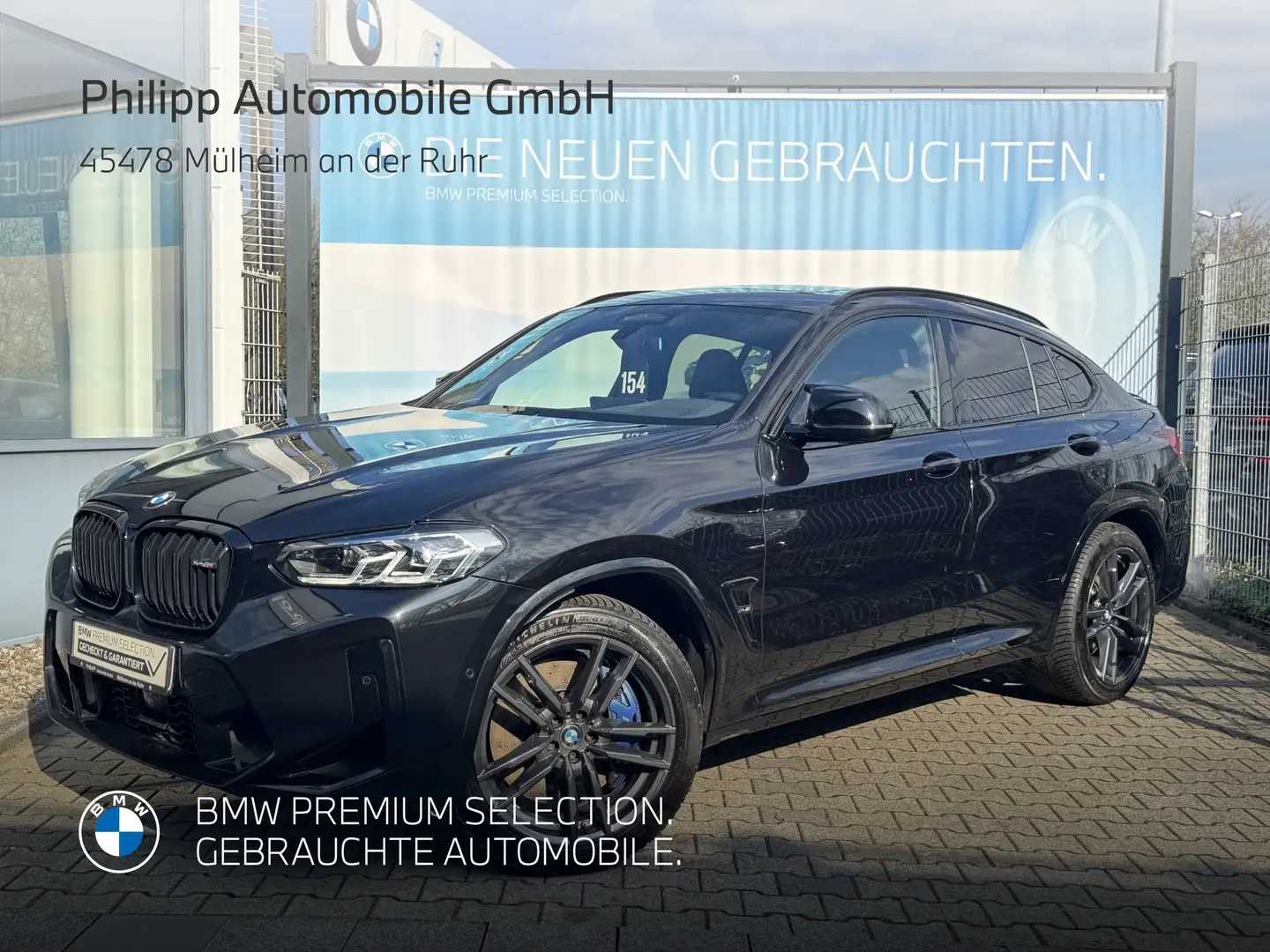 BMW X4 M Competition AHK h&k PANO DA-Prof Sitzklima Schwarz - 2