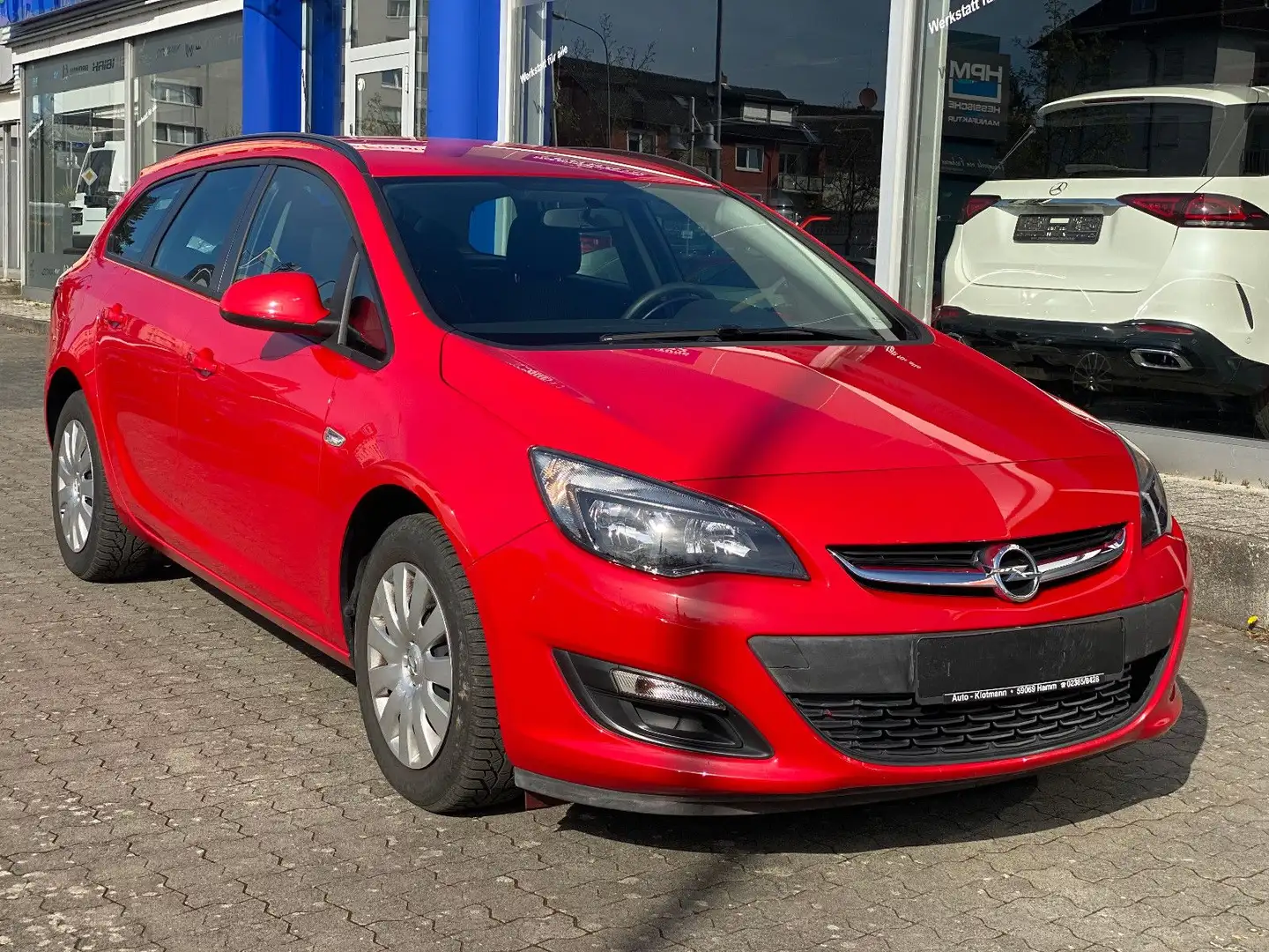 Opel Astra Sports Tourer 1.4 *  1.Hand * Automatik * Rood - 1