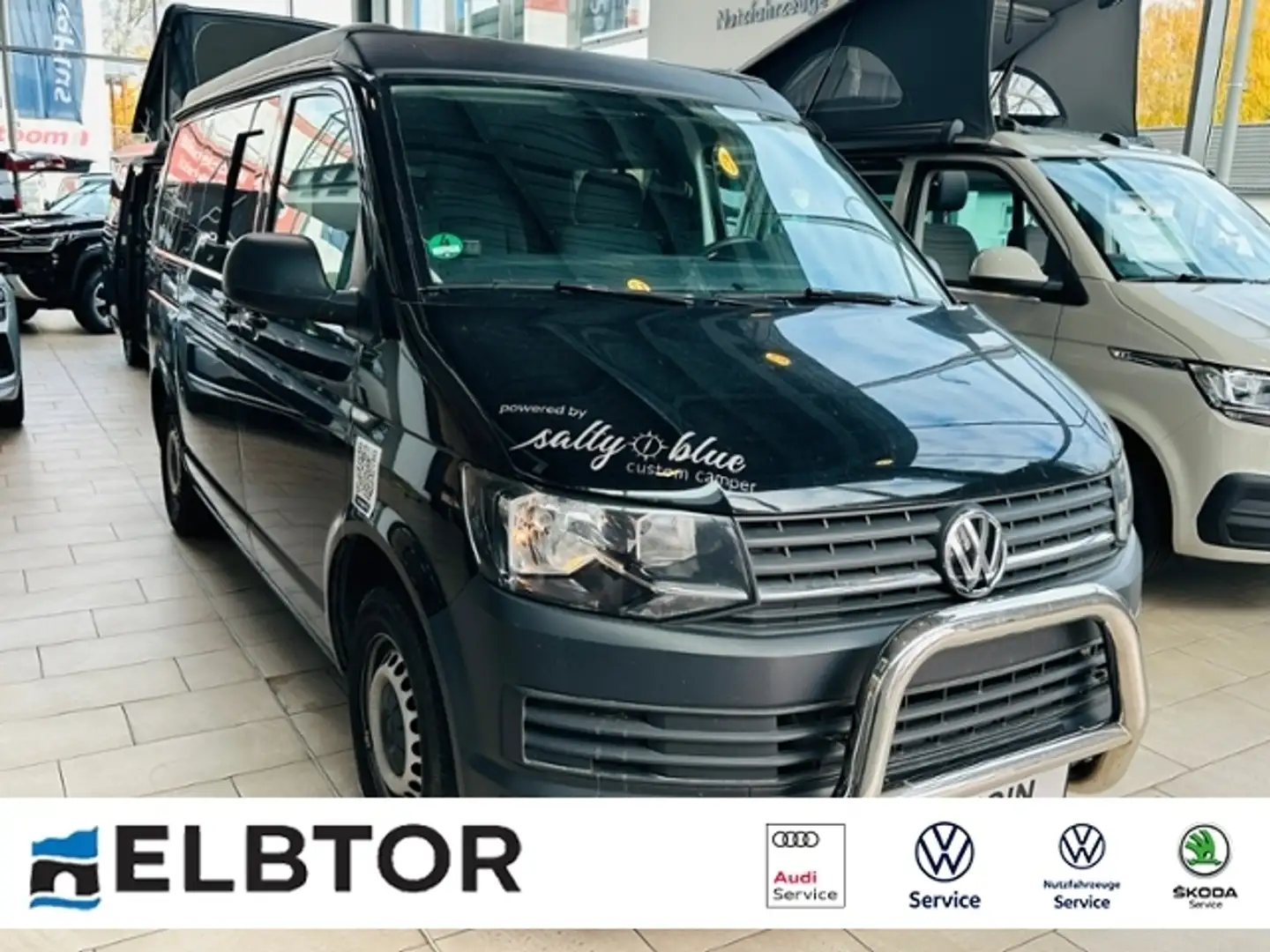 Volkswagen T6 Kombi Camperumbau SaltyBlue TDI AHK KLIMA PDC Noir - 1