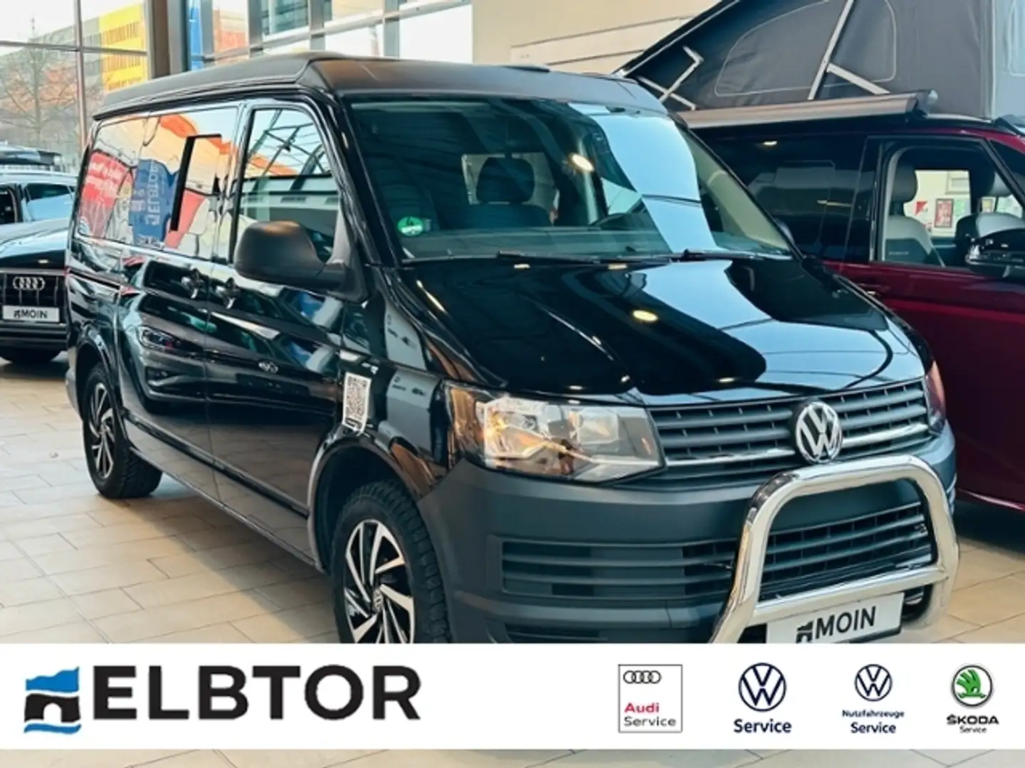 Volkswagen T6 Kombi Camperumbau ELBTOR EDITION TDI AHK KLIMA PDC AT-R Schwarz - 1