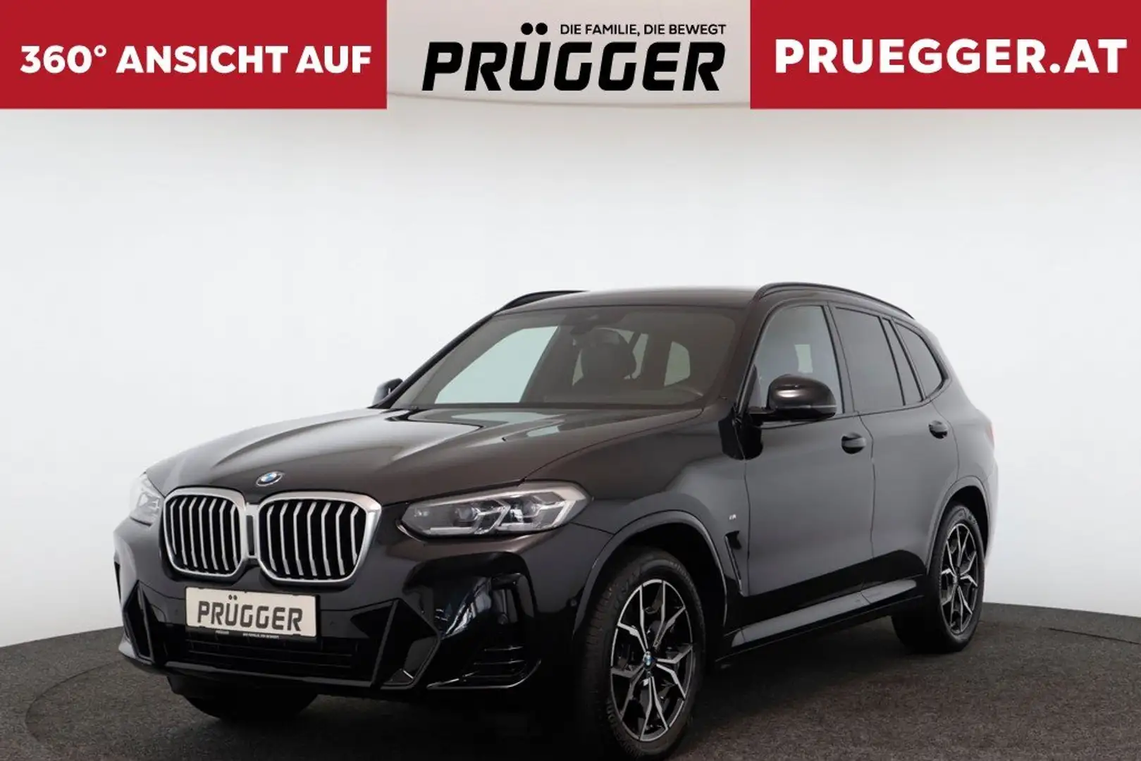 BMW X3 xDrive20d Autom M-SPORT LED NAVI HUD LEDER AHV H/K Schwarz - 1