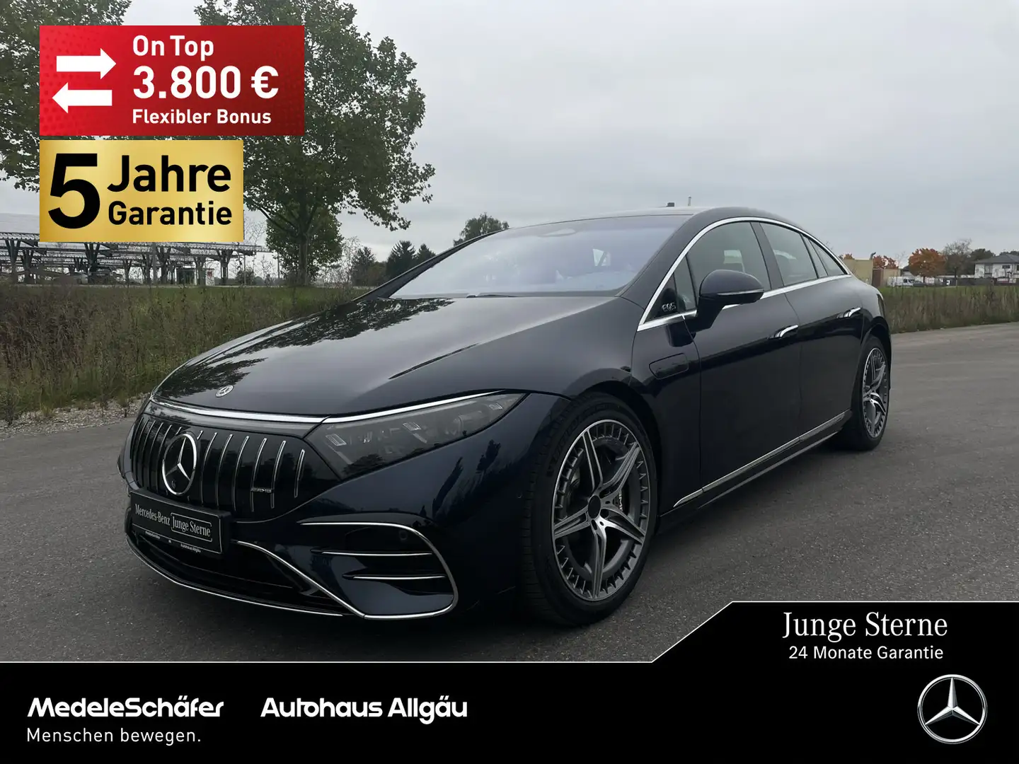 Mercedes-Benz EQS EQS 53 AMG 4M+ 21" Carbon 4xMASSAGE Nappa Pano LED Blau - 1