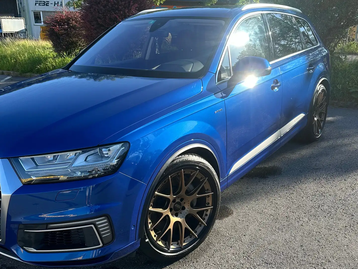 Audi Q7 Diesel E-tron Blau - 1