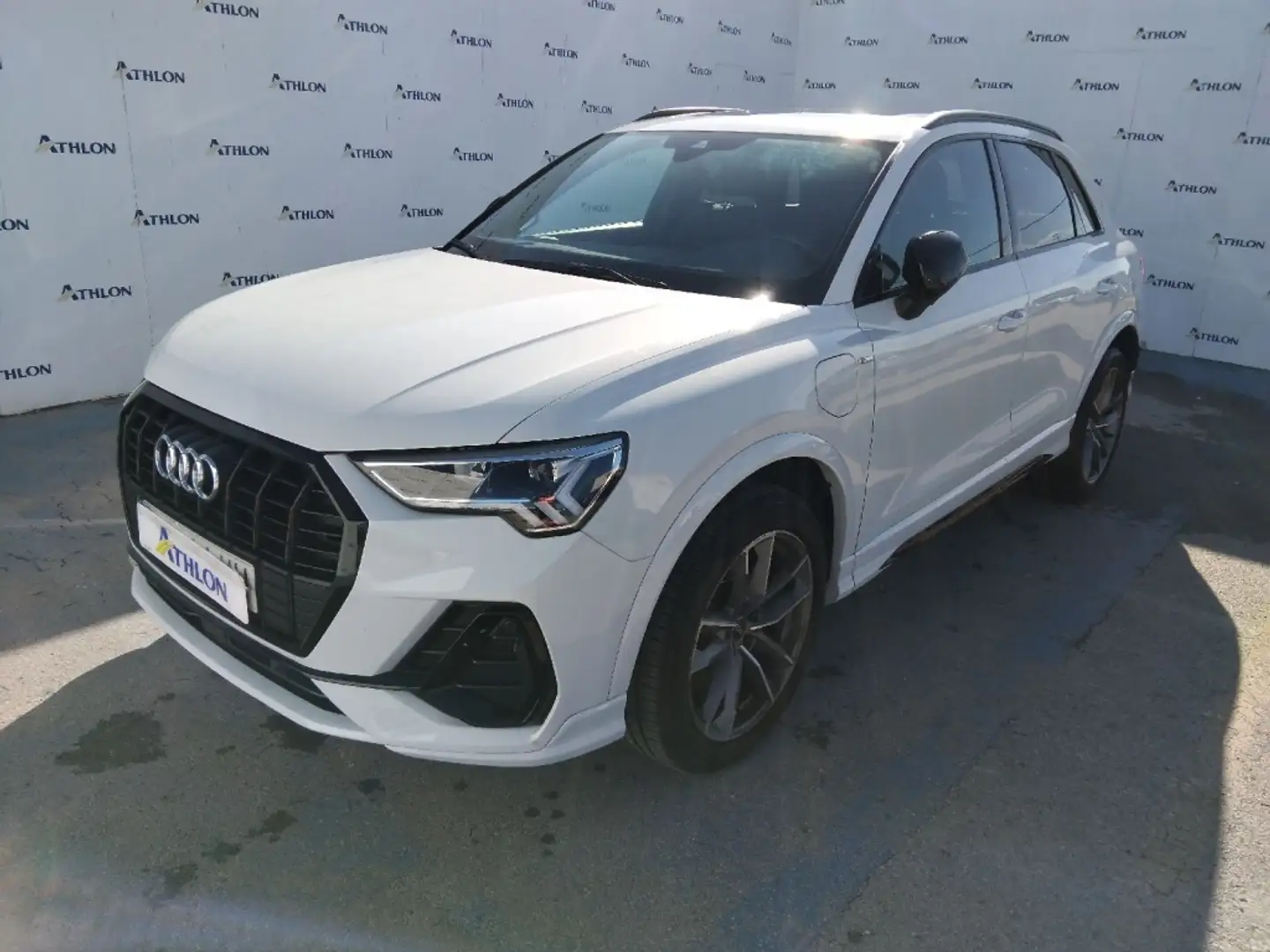 Audi Q3 Sportback 45 TFSIe Black line S-tronic Blanc - 1