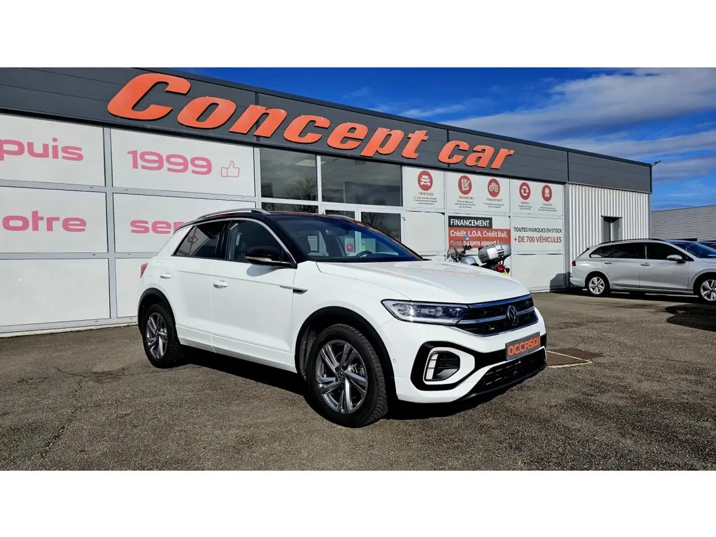 Volkswagen T-Roc R-LINE 2.0 TDI 150cv DSG7 + ATTELAGE AMOVIBLE + SI Blanco - 1