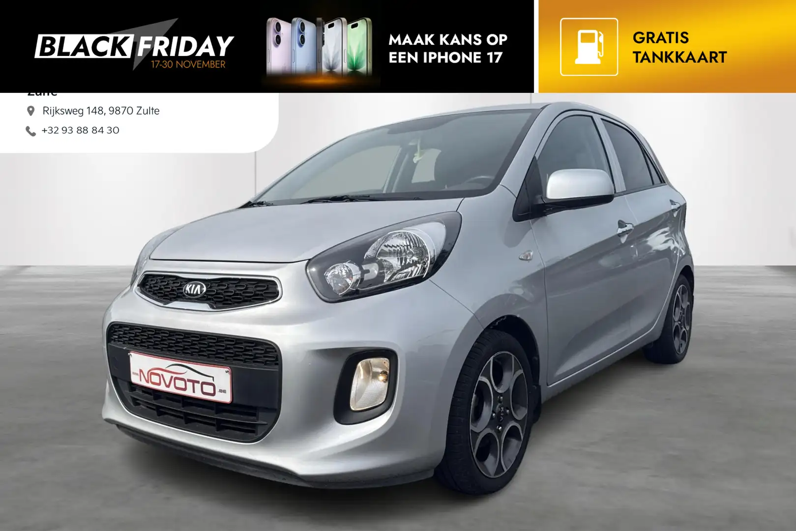 Kia Picanto Easy 1.0 Zilver - 1