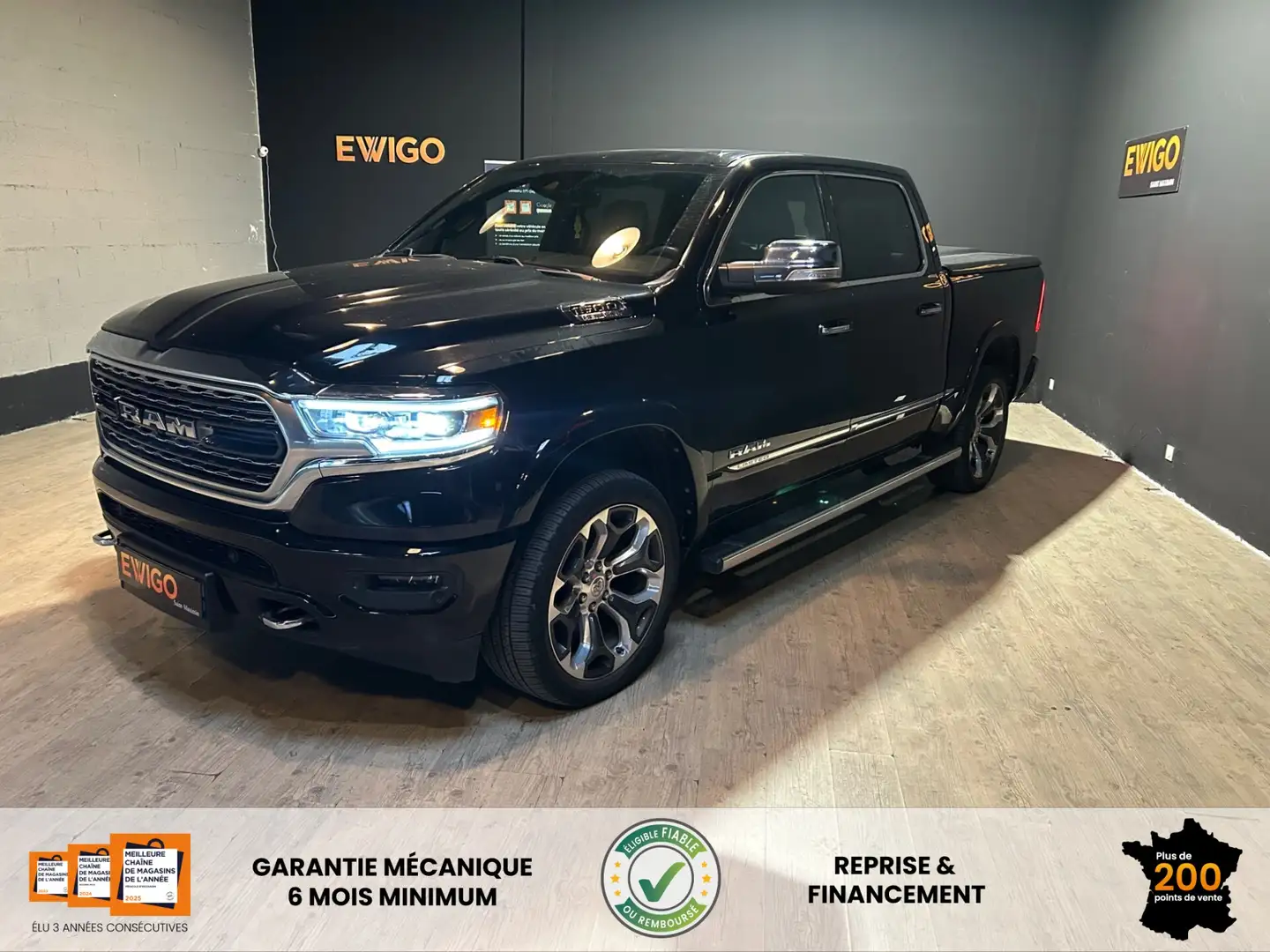 Dodge RAM 1500 V8 5.7 HEMI 400cv LIMITED 4WD BVA toit ouvrant TVA Non récupérable - 1