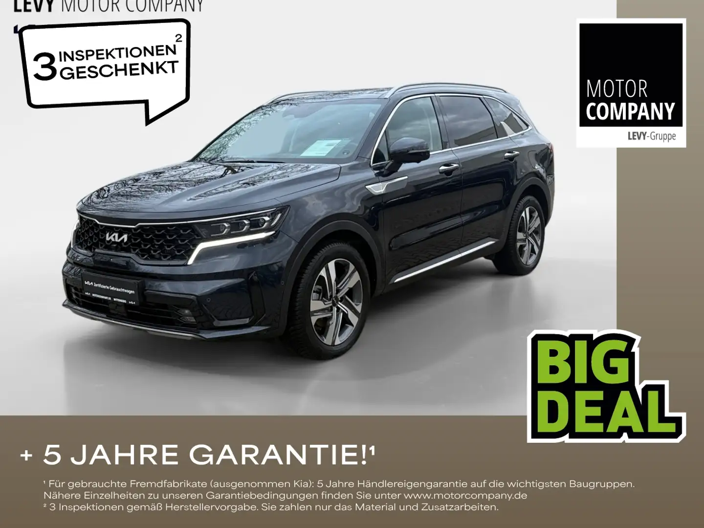 Kia Sorento 1.6 T-GDI Platinum 7-Sitze ACC Navi FLA Blau - 1