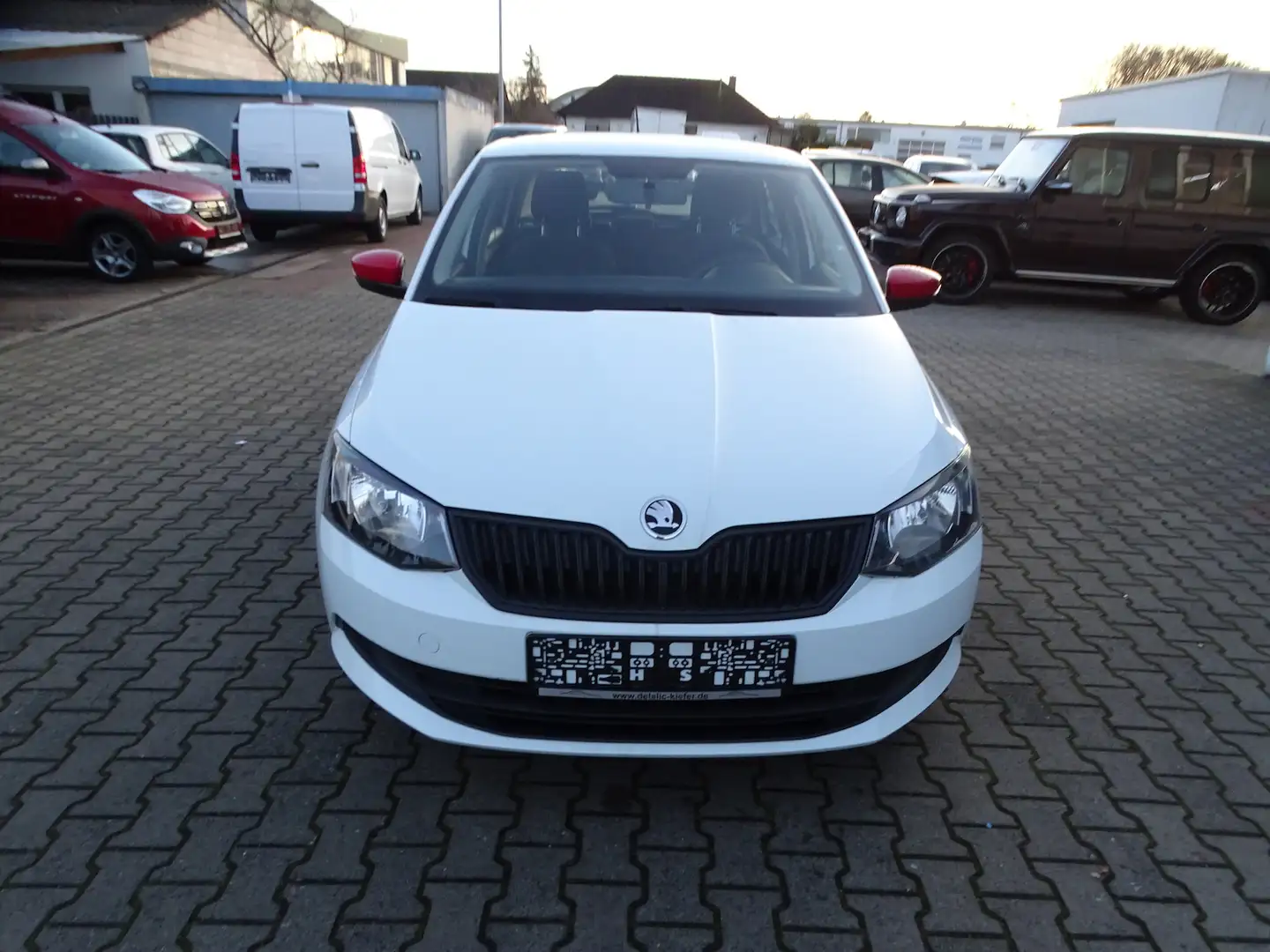 Skoda Fabia 1,2l TSI Red & Grey,Klima Wit - 2