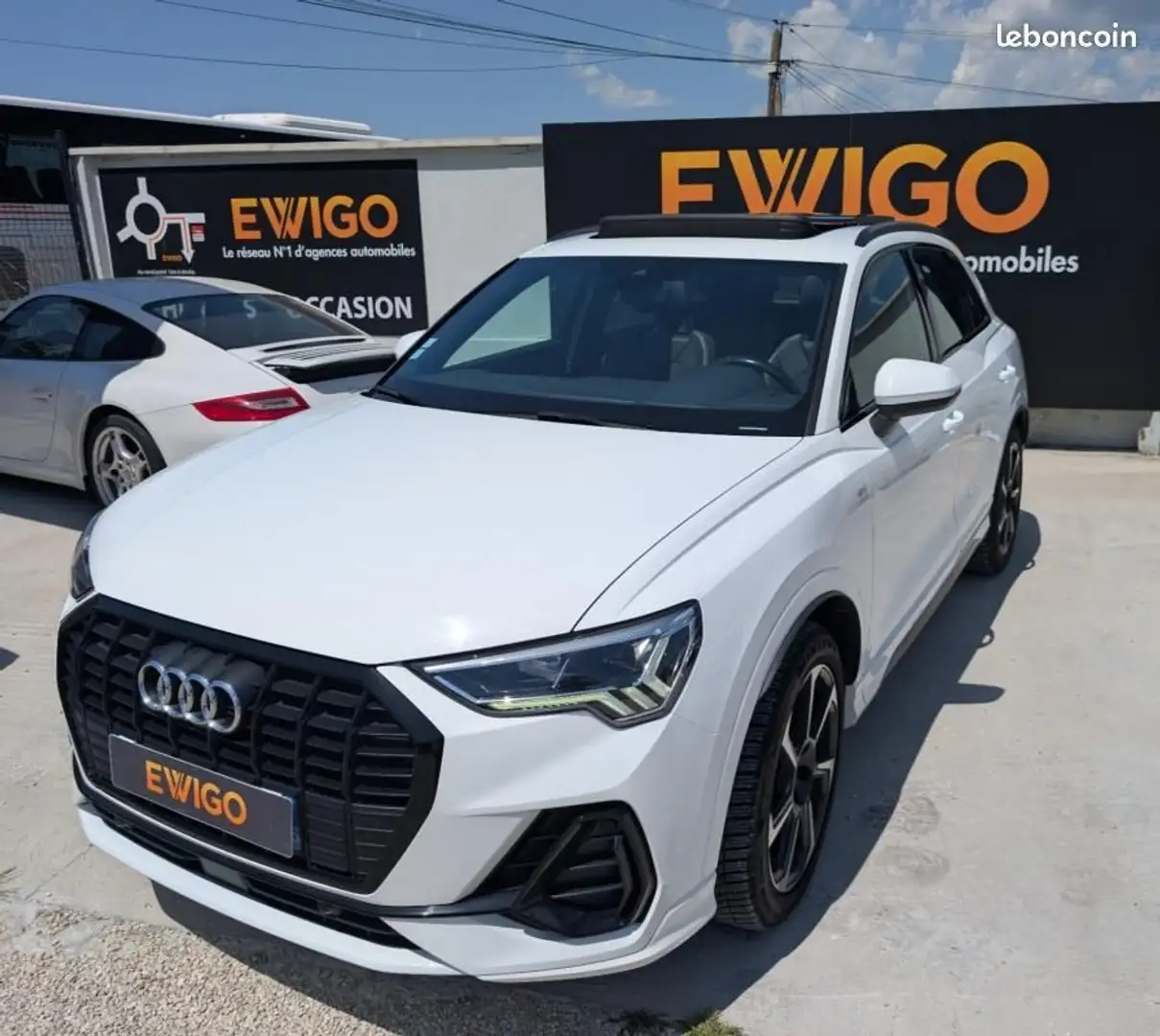 Audi Q3 2.0 35 TDI 150 S-LINE ORIGINE FRANCE%2BTOIT OUVRAN Wit - 1