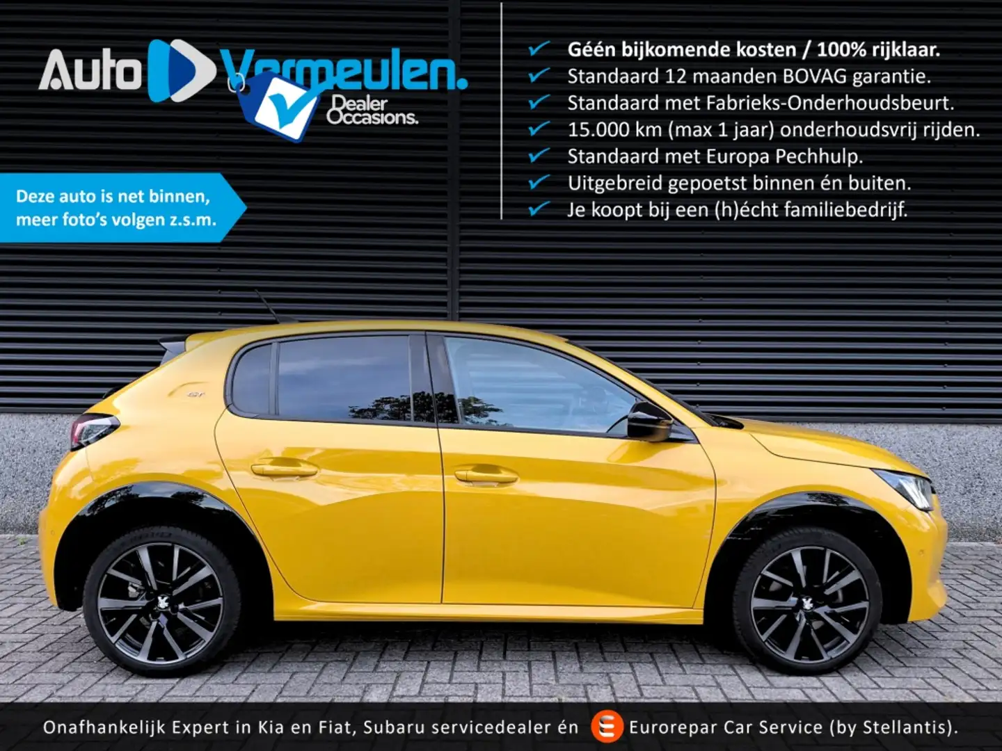Peugeot 208 GT Pack 1.2 Jaune - 1