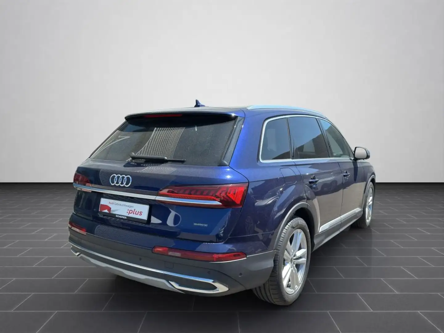 Audi Q7 55 TFSI MEMORY AHK NAVI 360° PANO Blau - 2