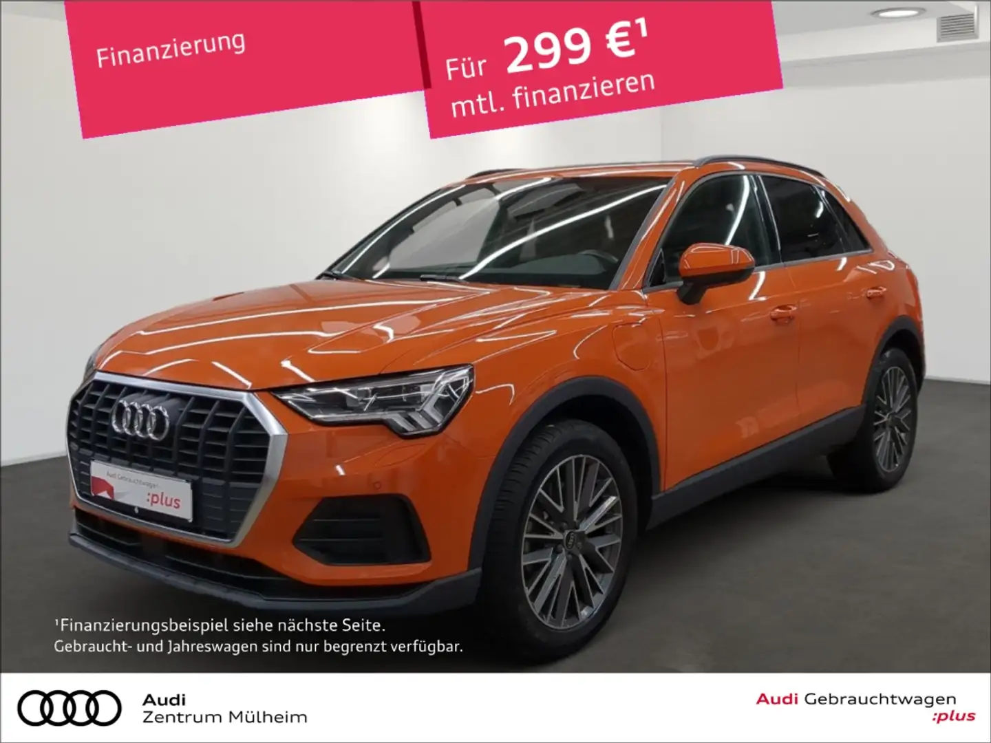 Audi Q3 45 TFSI e S-Line Navi LED Pano Rückfahrkamera Orange - 1
