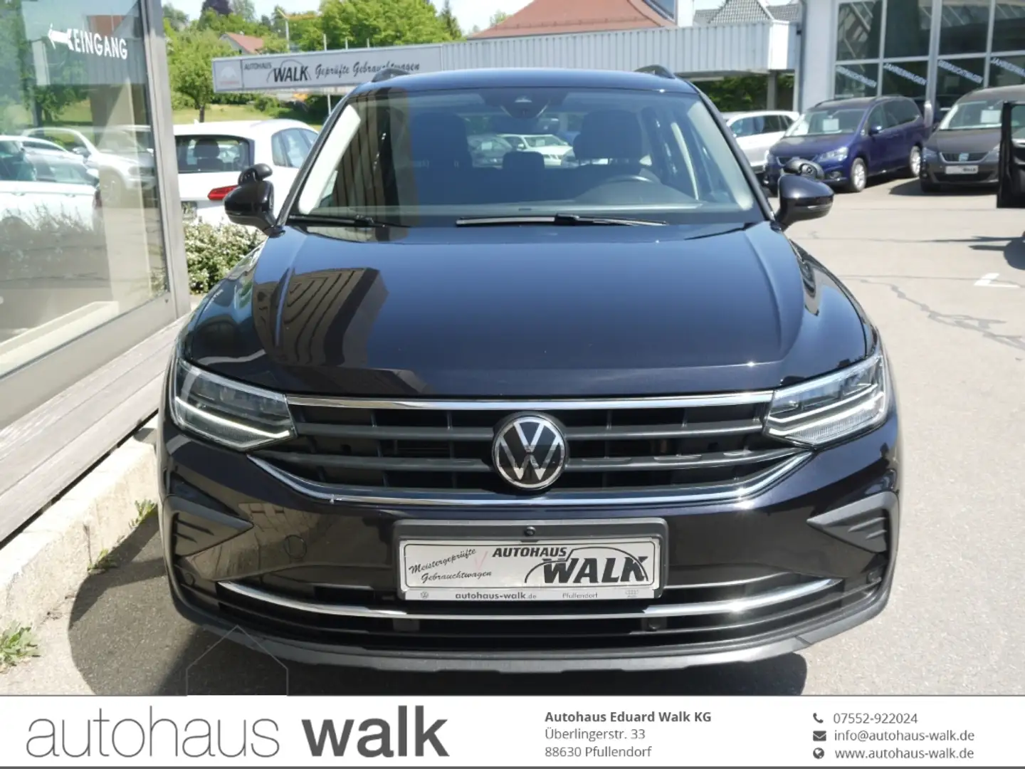 Volkswagen Tiguan 2.0 TDI Life Fahrschulpedale/AHK/App/RFK360° Schwarz - 1