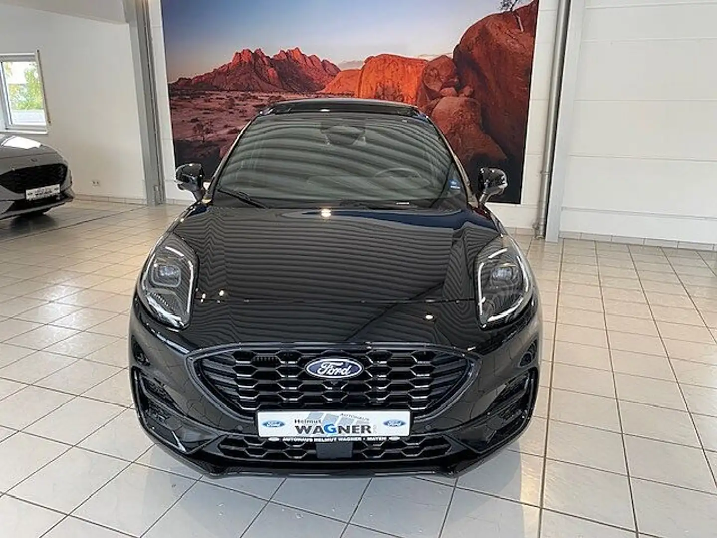 Ford Puma 1.0  Hybrid ST-LINE/PANO-D/iACC Zwart - 2