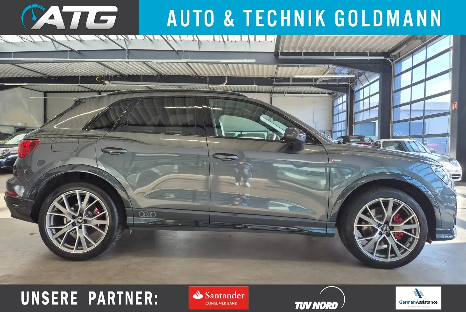 Audi Q3 45 TFSI QUATTRO S LINE CARBON LEDER PANO CAM Grau - 1