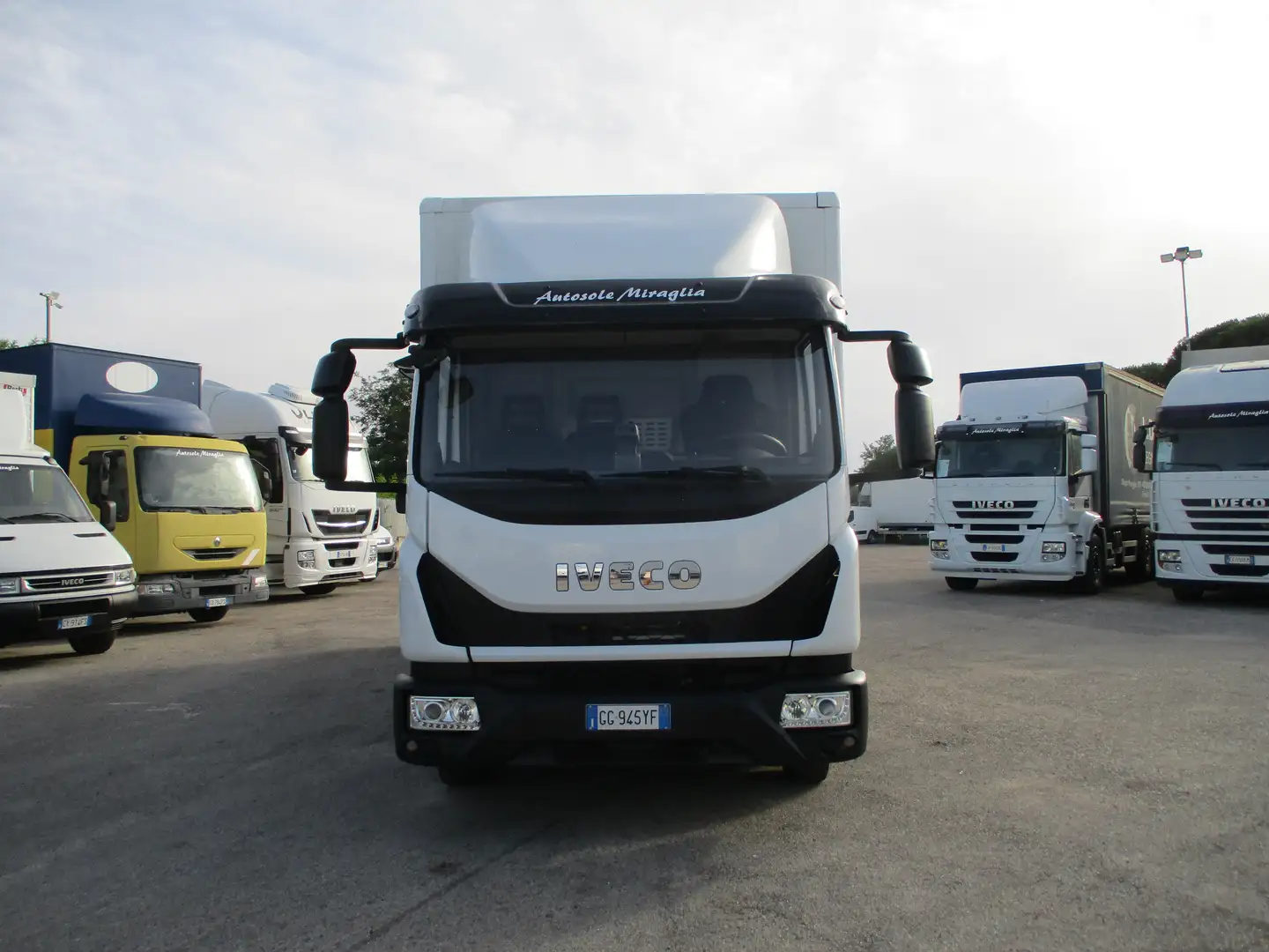 Iveco EUROCARGO 75-21 210CV E6 FURGONE 6M+PEDANA 254000K Wit - 2