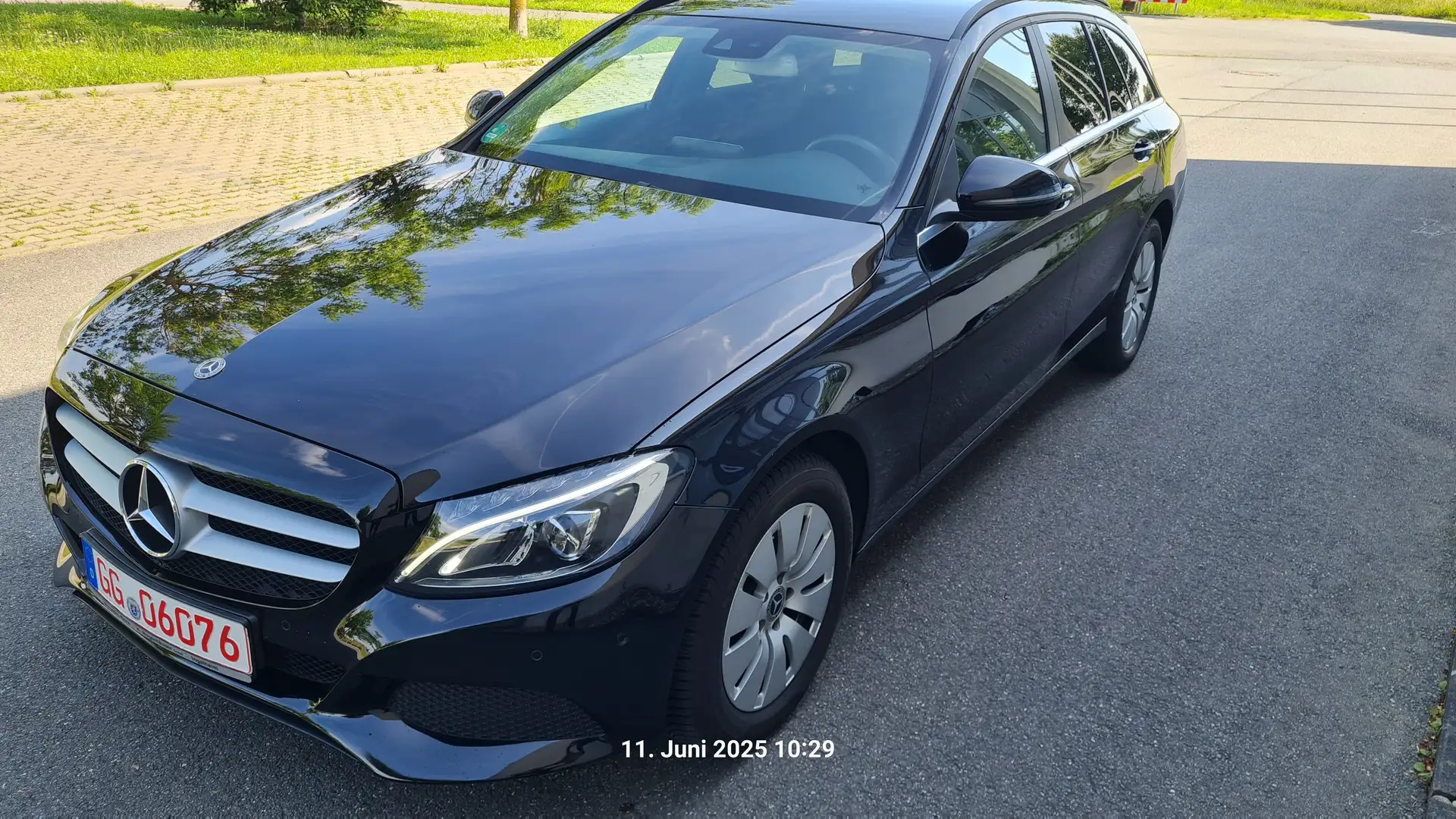 Mercedes-Benz C 200 d Automatic G-Tronic Plus 2 Hand Top Zustand Schwarz - 1