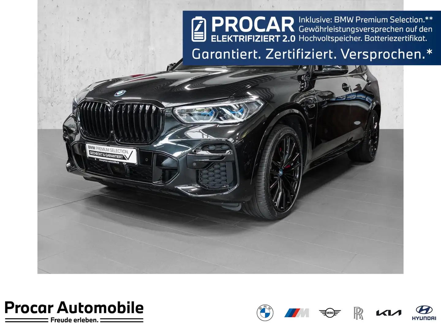 BMW X5 xDrive45e M Sport HUD PANO ACC AHK RFK NAVI Schwarz - 1