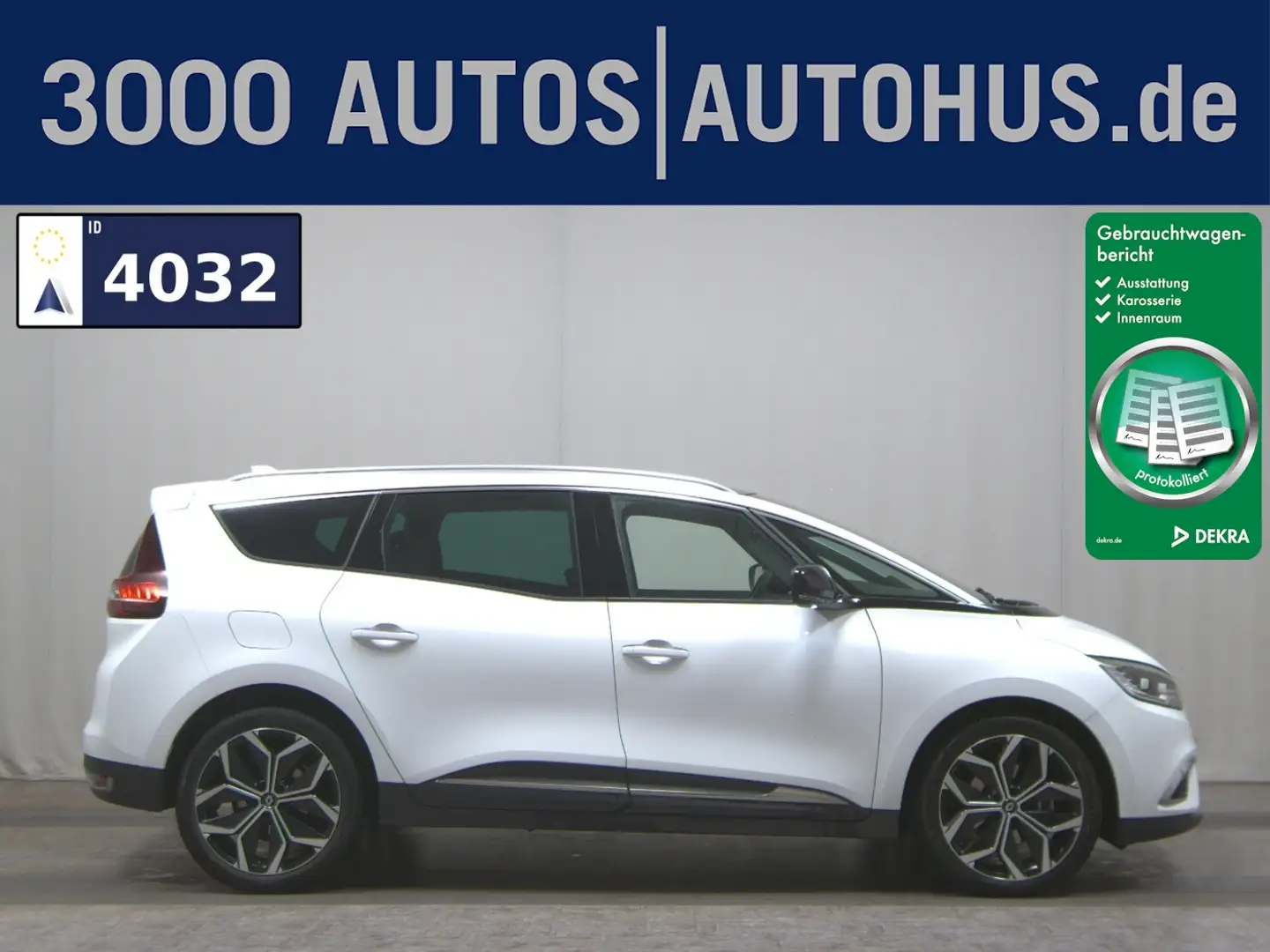 Renault Grand Scenic 1.3 TCe Intens Navi LED Pano Weiß - 1