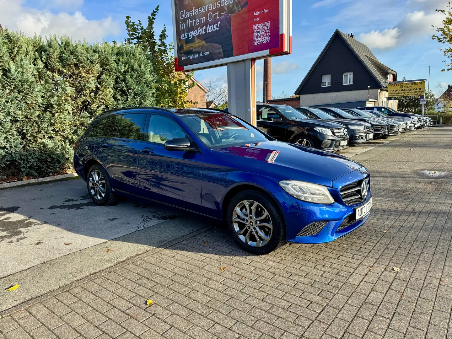 Mercedes-Benz C 220 T d 4Matic-LED-PANO-NIGHT PAKET-2.HAND-SCHECKH.- Bleu - 2