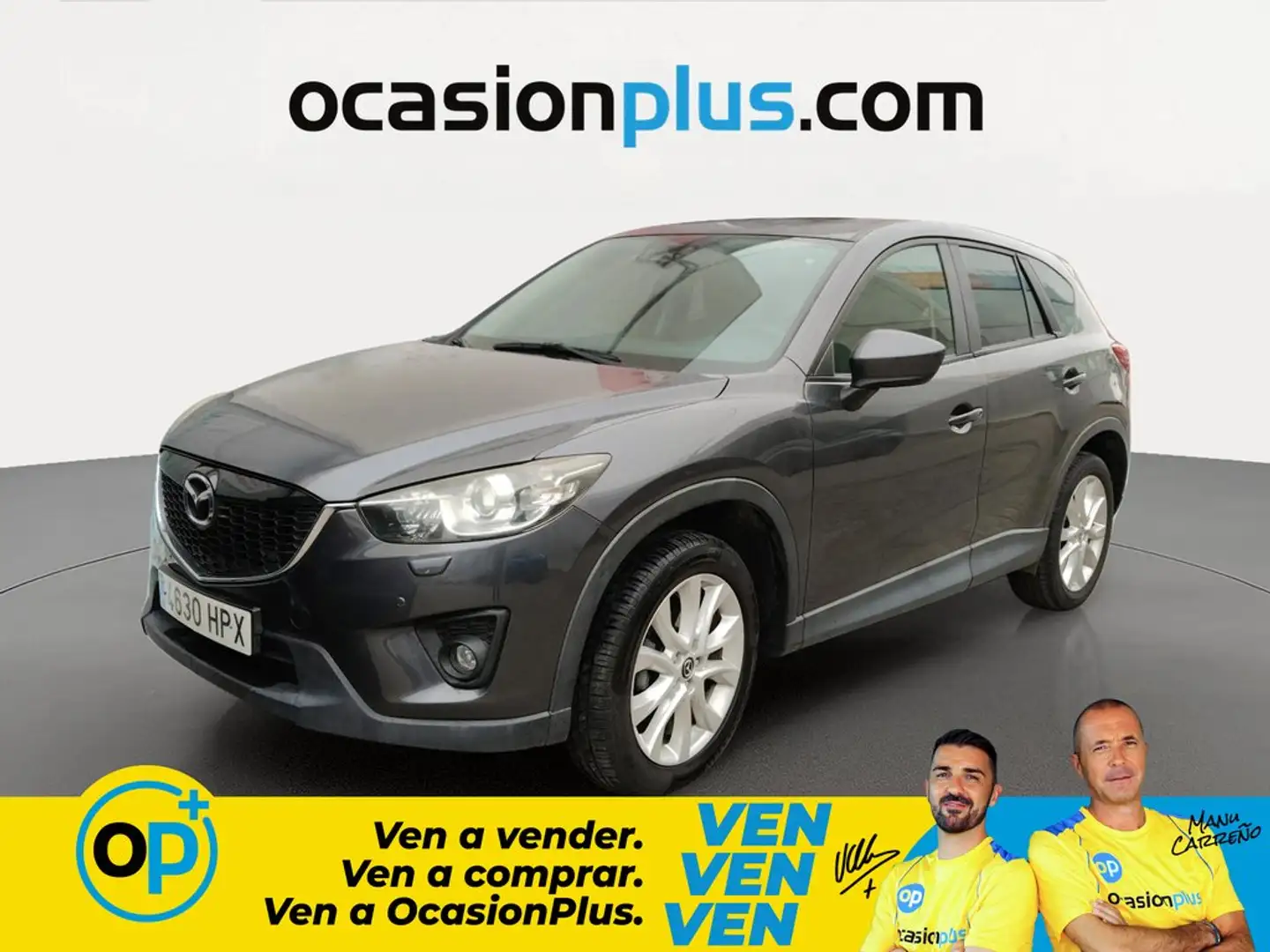 Mazda CX-5 2.2DE Luxury 4WD 175 Aut. Gris - 1