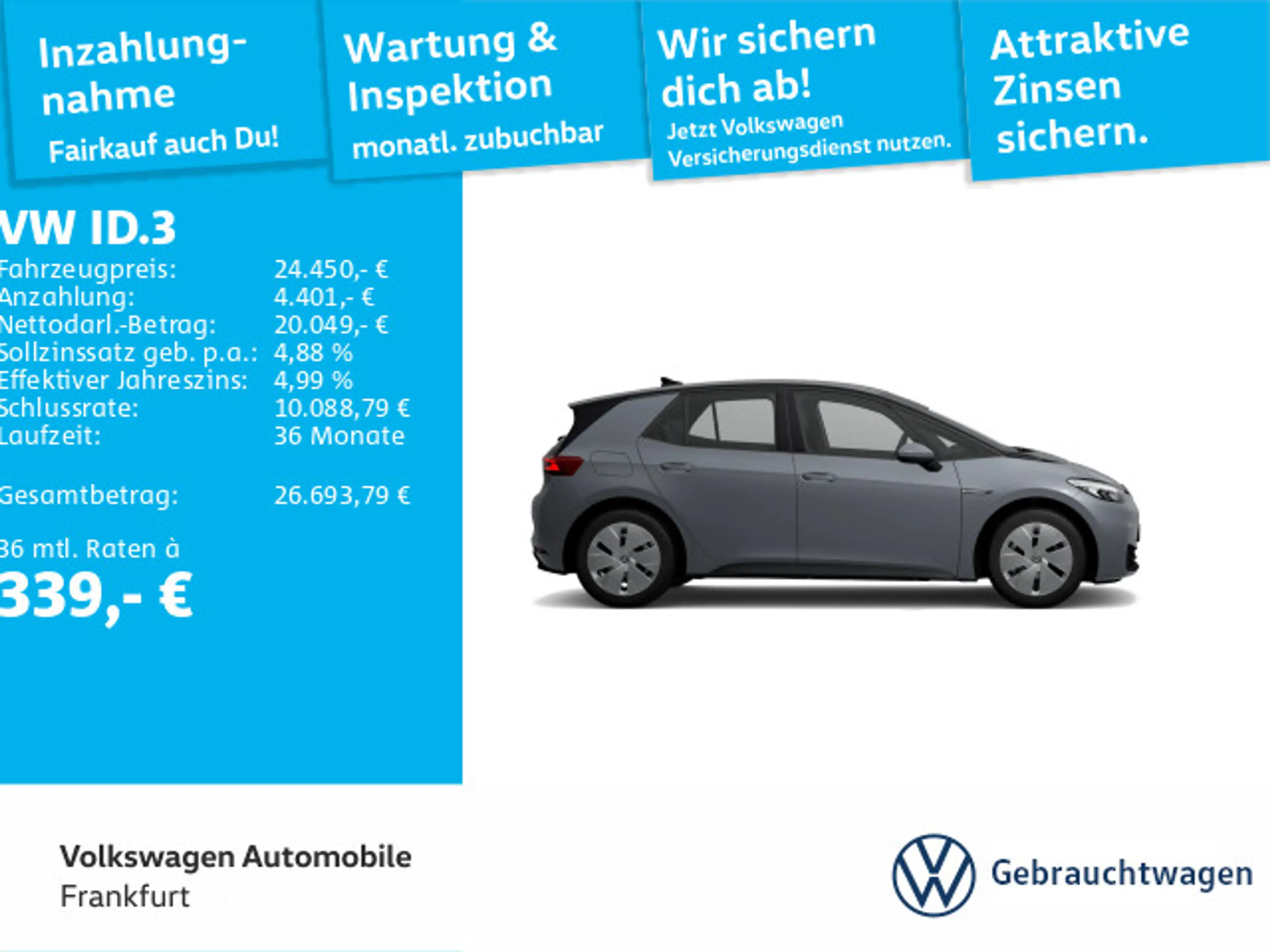 Volkswagen ID.3 Pro Performance WÄRMEPUMPE*LED*APP* — photo 2