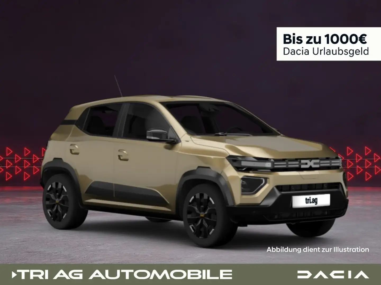 Dacia Spring Extreme Electric 65 Klima Navi Rückfahrkamera PDC Beige - 1