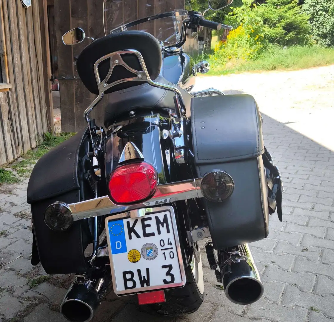 Harley-Davidson Road King Model 2012, Kess-TECH- Auspuffanlagen, verstellb Negru - 1