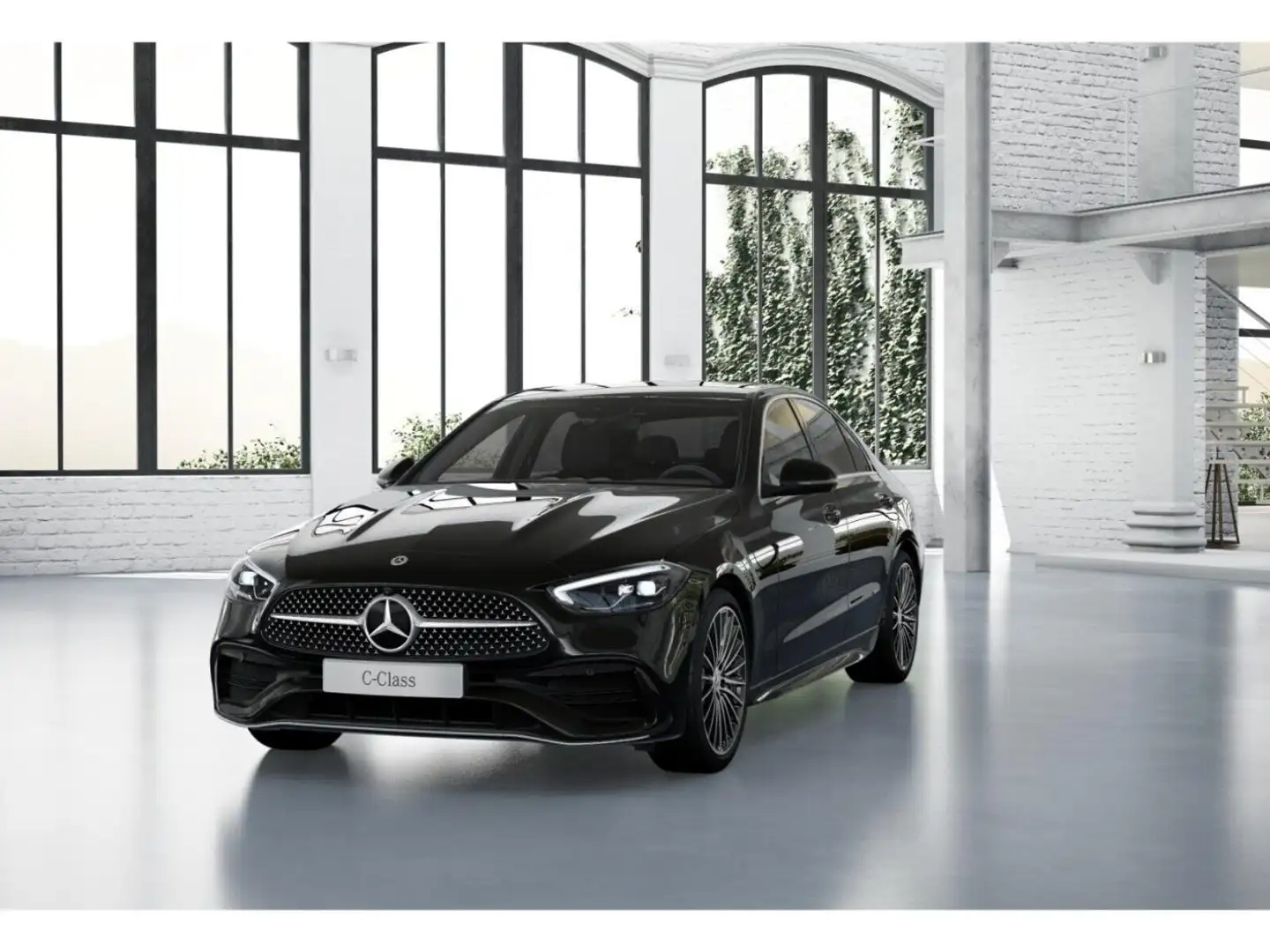 Mercedes-Benz C 200 AMG AMG*LenkradHz*Memory*360°KAM*Distronic Schwarz - 1