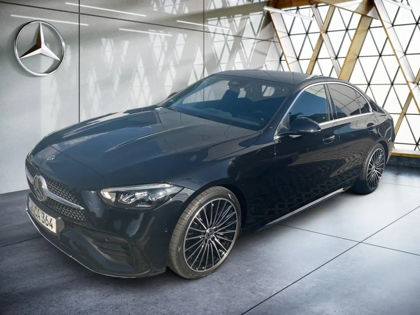 Mercedes-Benz C 200 AMG AMG*LenkradHz*Memory*360°KAM*Distronic Negro - 2