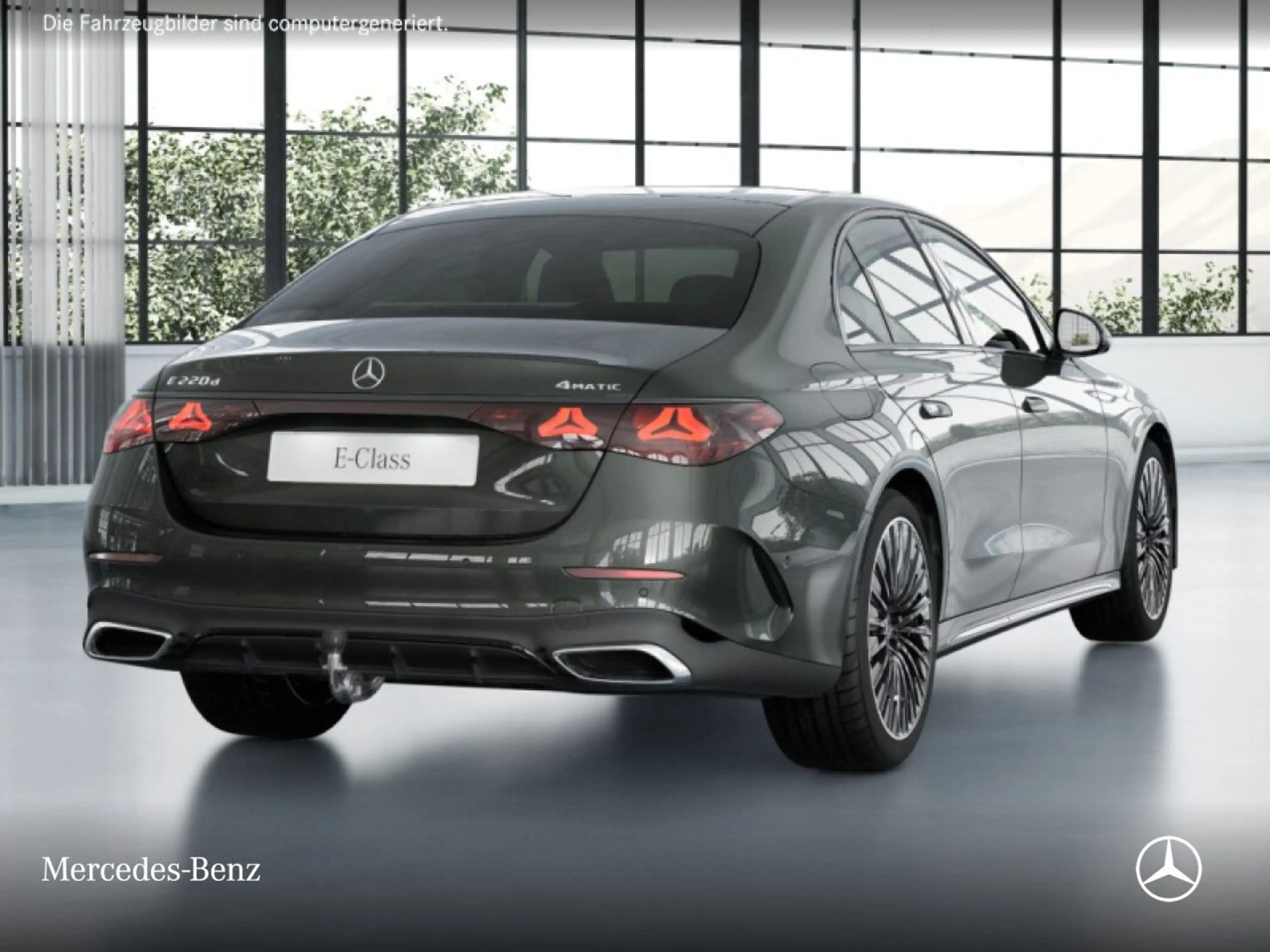 Mercedes-Benz E 220 d 4M AMG Fahrass 360° Pano Distr. AHK Night — photo 4