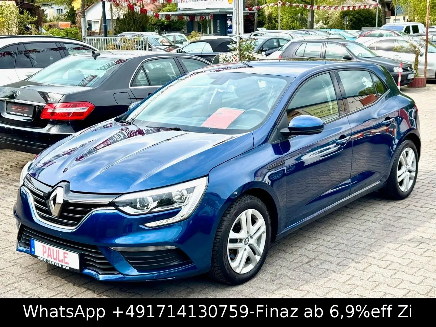 Renault Megane IV Play-1.HAND-KLIMA-NAVI-AHK-ALLWETT-LED Blau - 1