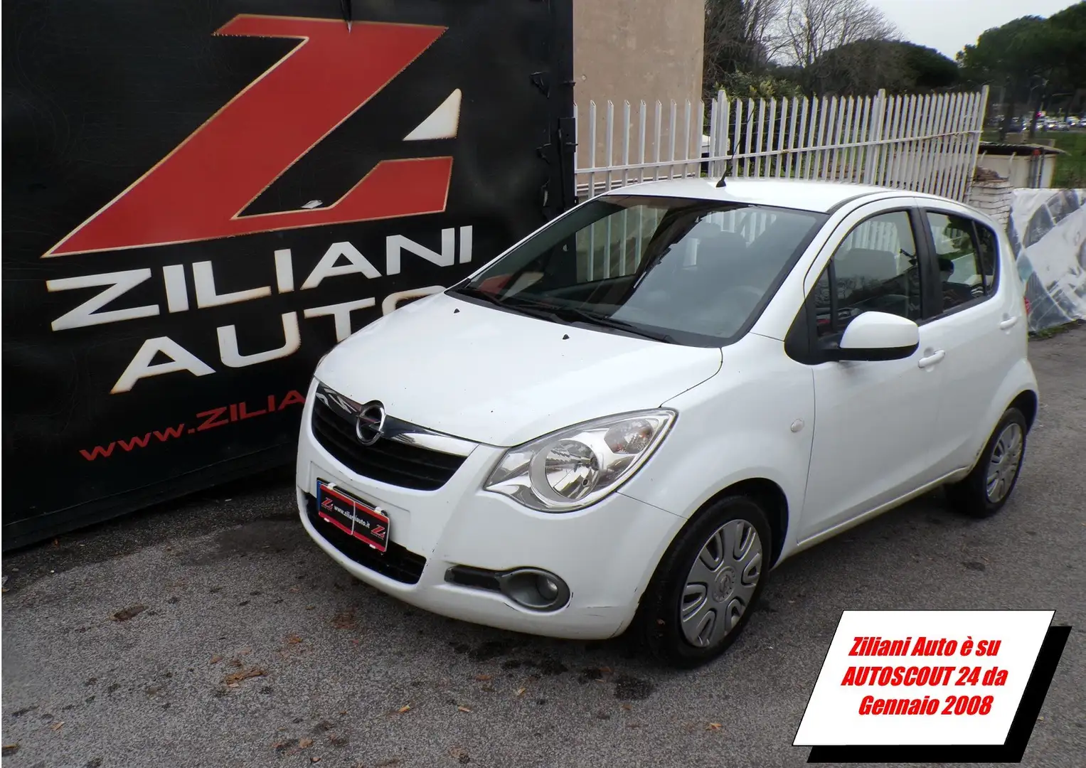 Opel Agila 1.2  94cv..UNIPRO'..CLIMA..RADIO/CD Bianco - 1