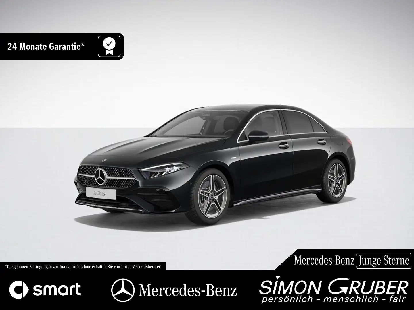 Mercedes-Benz A 250 e Limo AMG Premium Pano Memory Ambi KeyGo Schwarz - 1