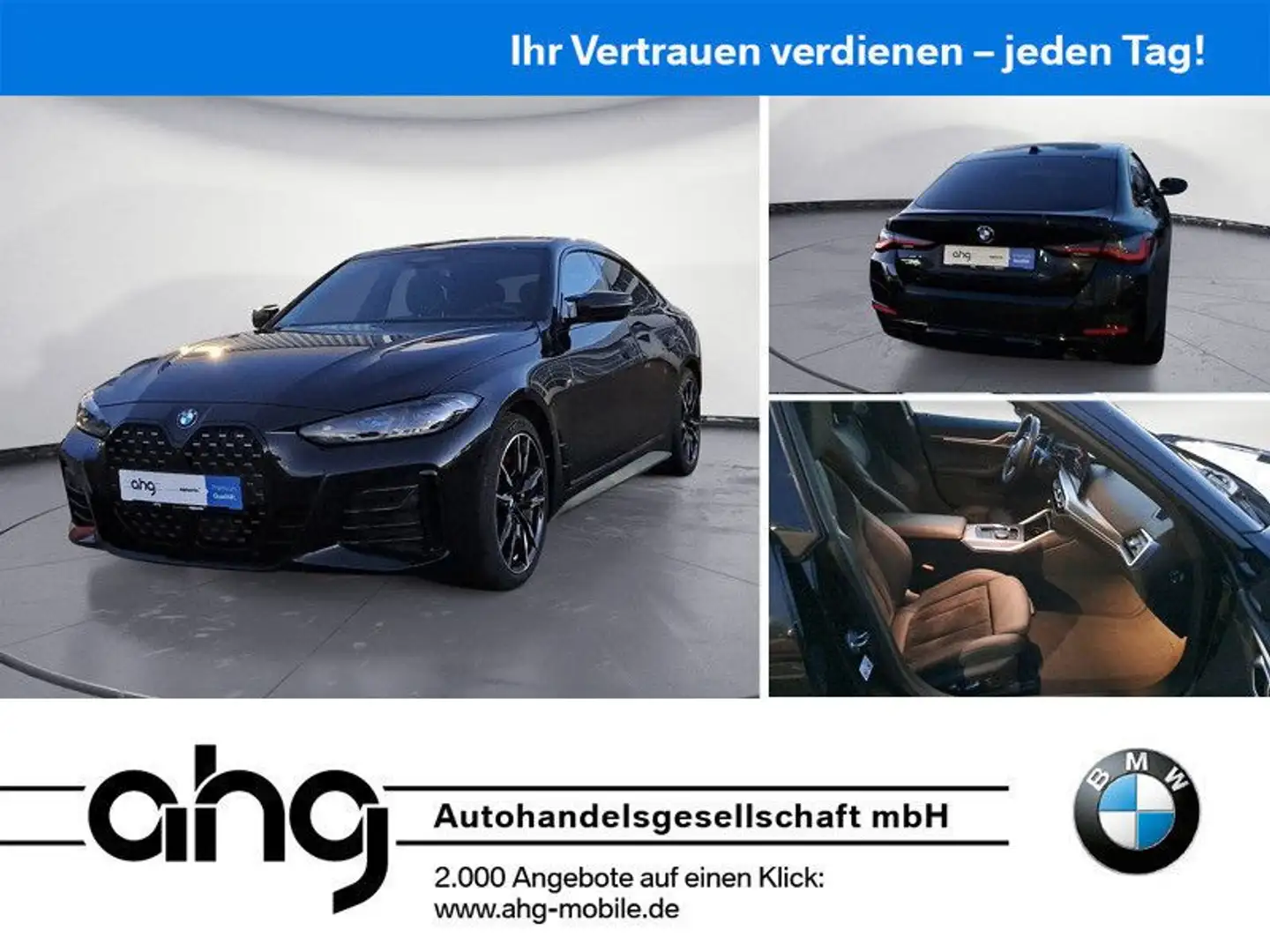 BMW 440 M440i xDrive Gran Coupe M Sport Pro, AHK, Laser Noir - 1