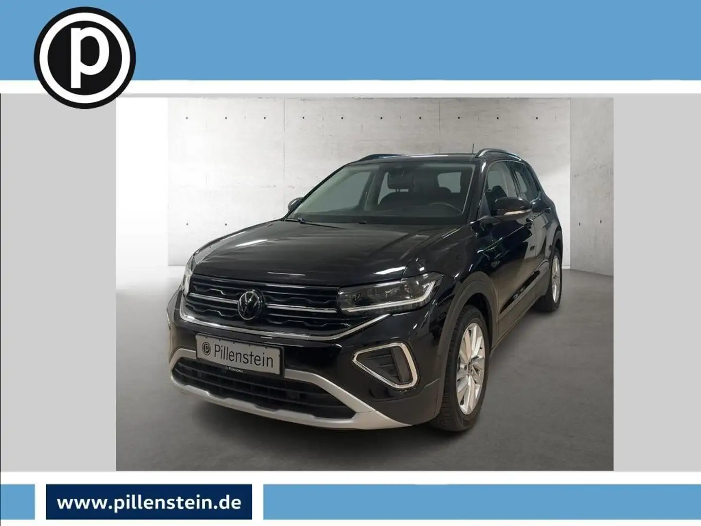Volkswagen T-Cross LIFE 1.0 TSI IQ.LIGHT NAVI SHZ PDC GJR Noir - 1