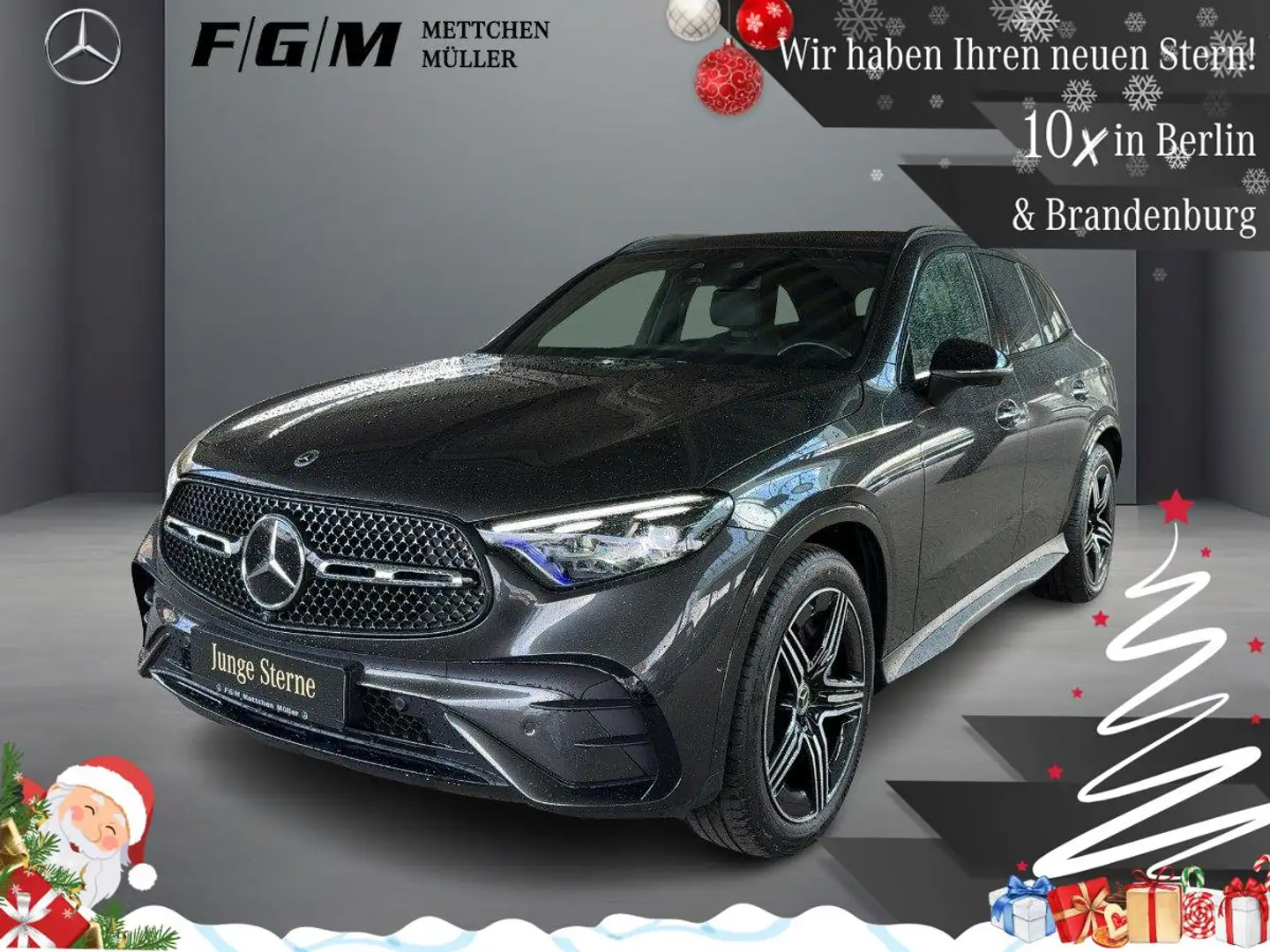 Mercedes-Benz GLC 200 4M AMG Line Burm|DigiLight|HeadUp|KeyGo Gris - 1