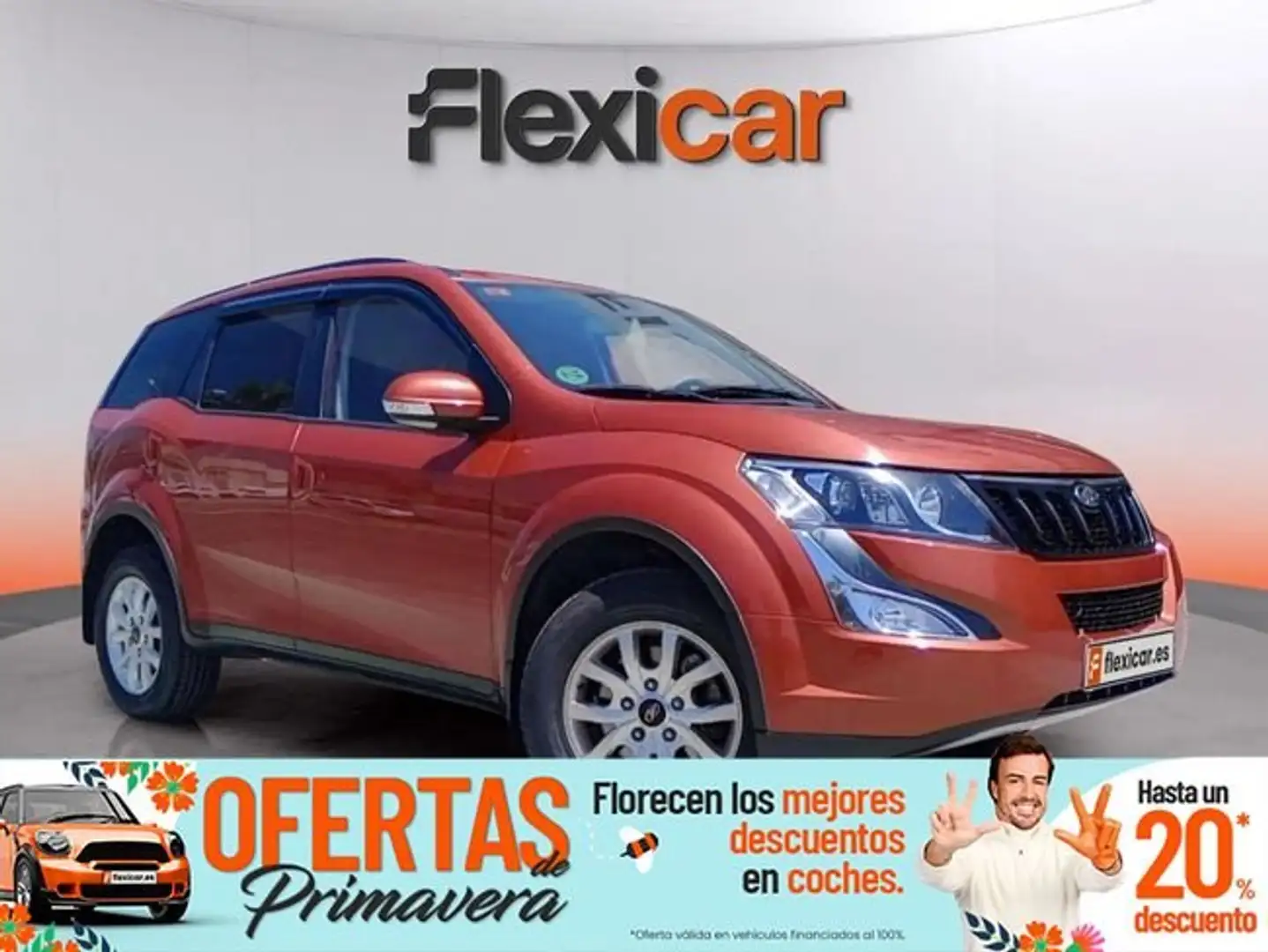 Mahindra XUV500 AWD (4X4) W8 - 7 plazas Naranja - 1
