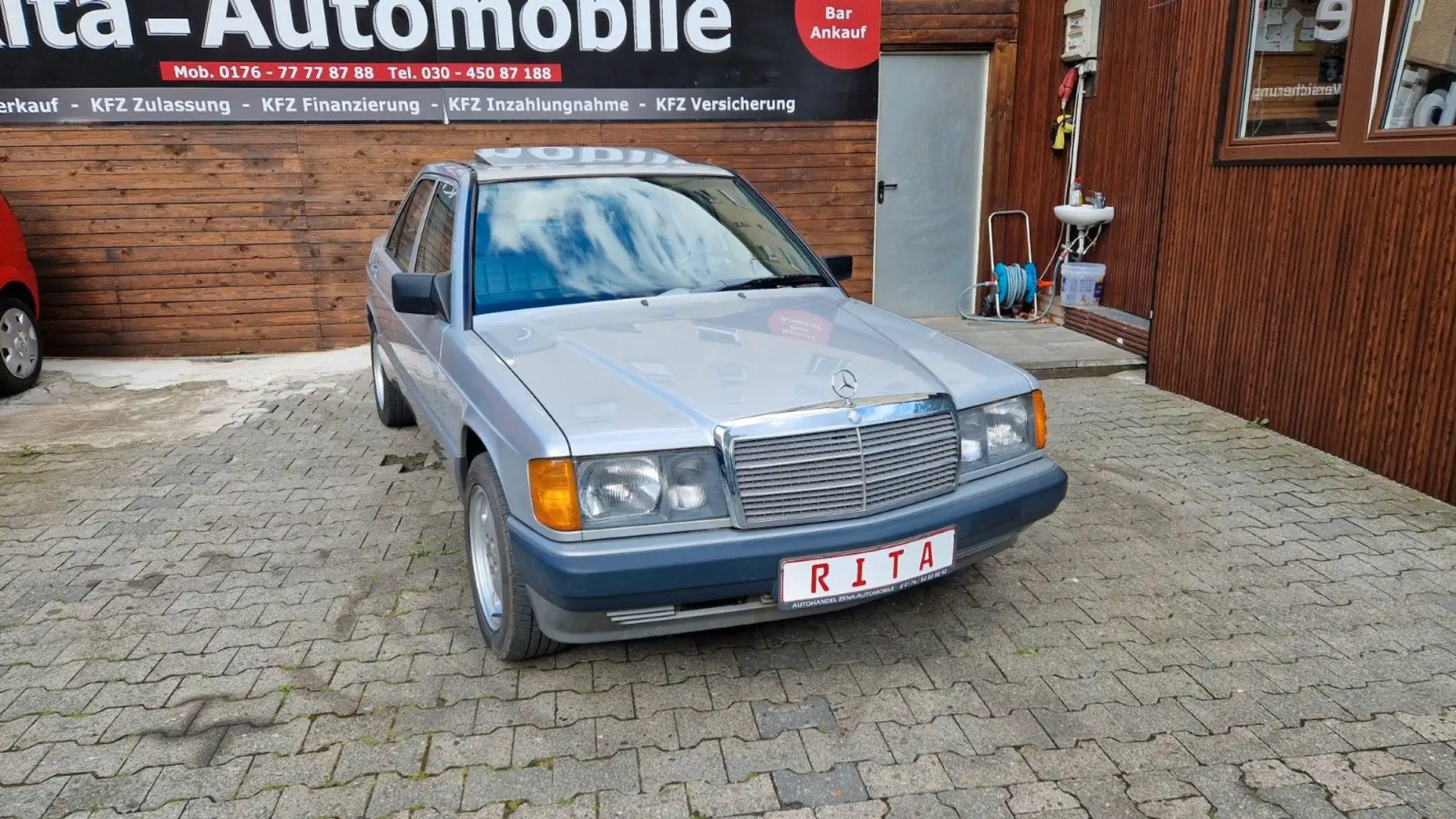 Mercedes-Benz 190 Automatik, H-Kennzeichen, Tüv Neu Gris - 1