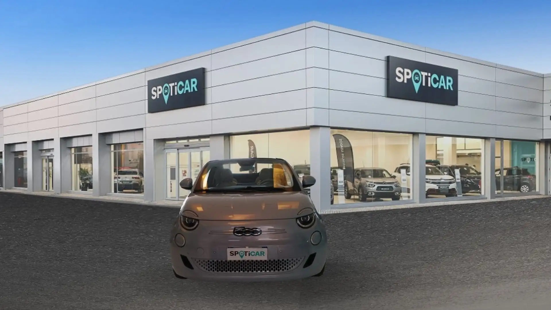 Fiat 500e Cabrio 42 kWh La Prima Modrá - 2