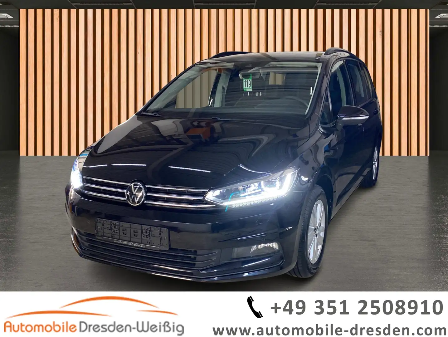 Volkswagen Touran 1.5 TSI DSG Comfortline*ACC*DCC*Kessy Schwarz - 1