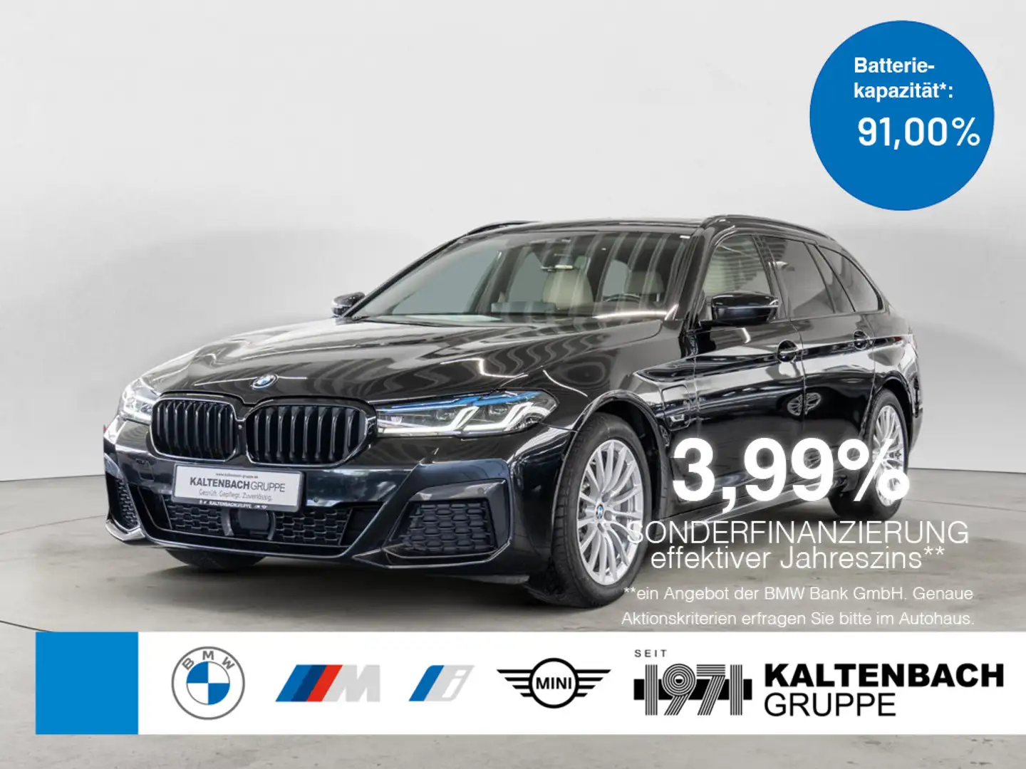 BMW 530 e Touring M-Sport PANO HUD 360° LASER ACC Nero - 1