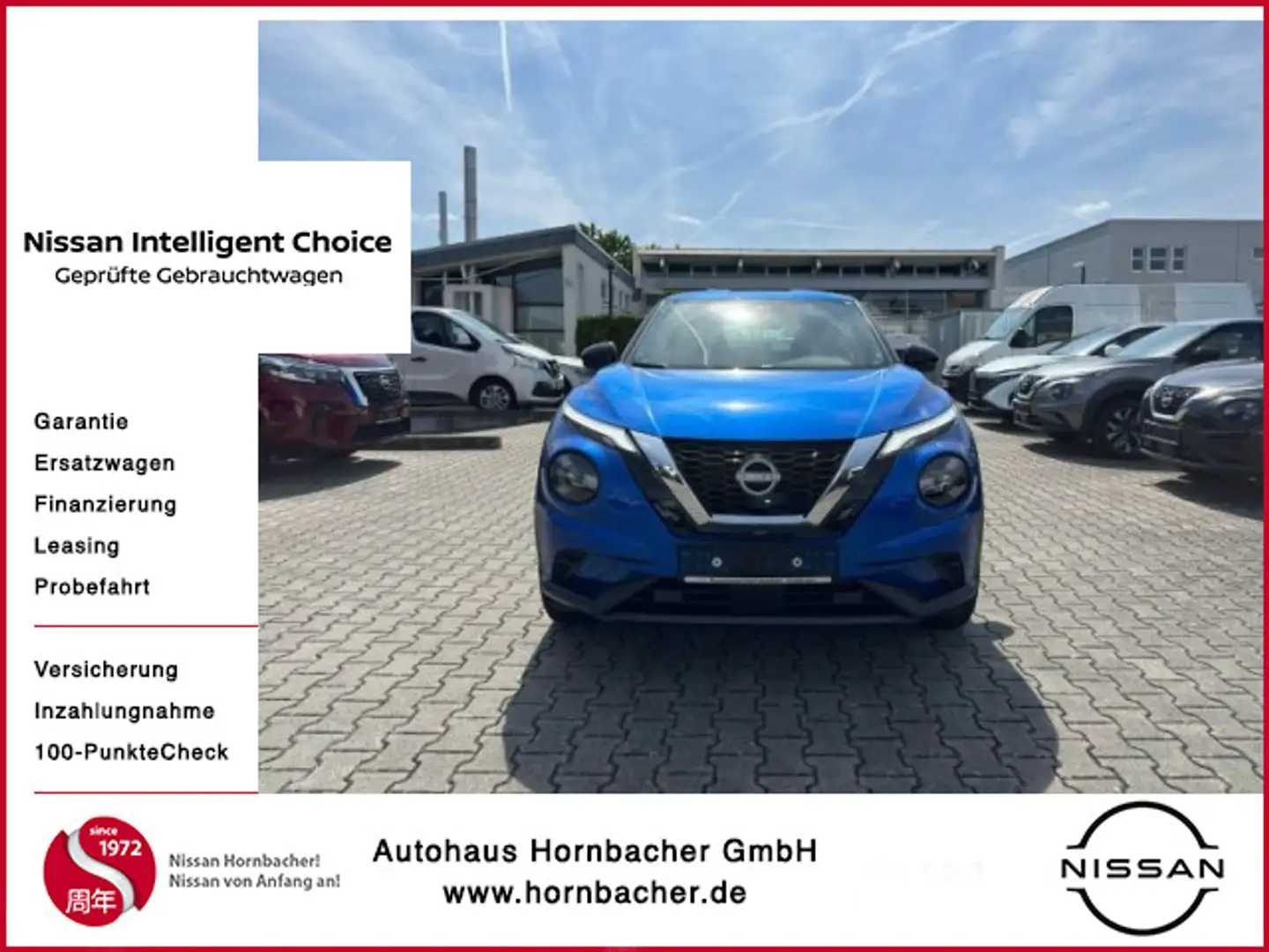 Nissan Juke 1.0 DIG-T Acenta Nissan Connect Blau - 1